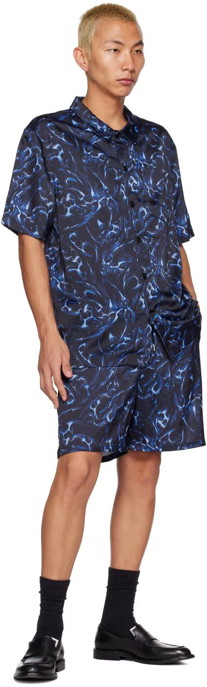 Acne Studios NWT 50/L - Chrome Tribal Printed Summer Shirt Size US L / EU 52-54 / 3 - 3 Thumbnail