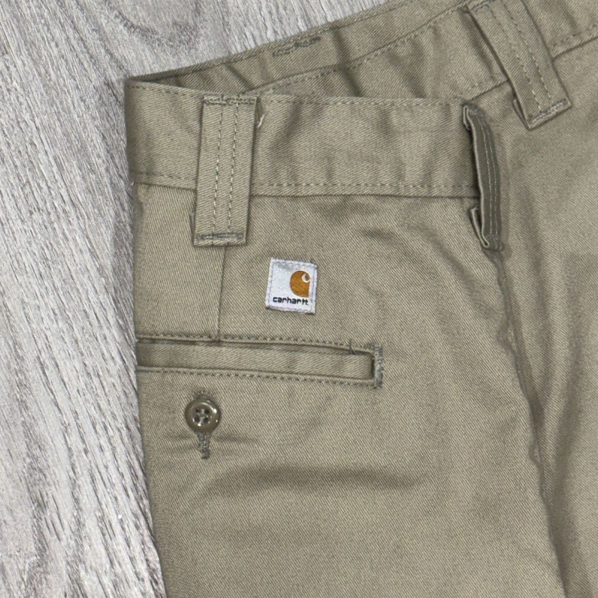Carhartt Carhartt B290 Twill Work Pants Mens 38x30 Khaki Utility Size US 38 / EU 54 - 4 Thumbnail