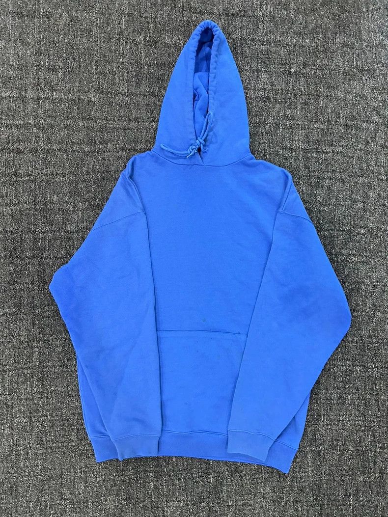 Balenciaga Balenciaga Blue back big logo hoodie size m Size US M / EU 48-50 / 2 - 1 Thumbnail