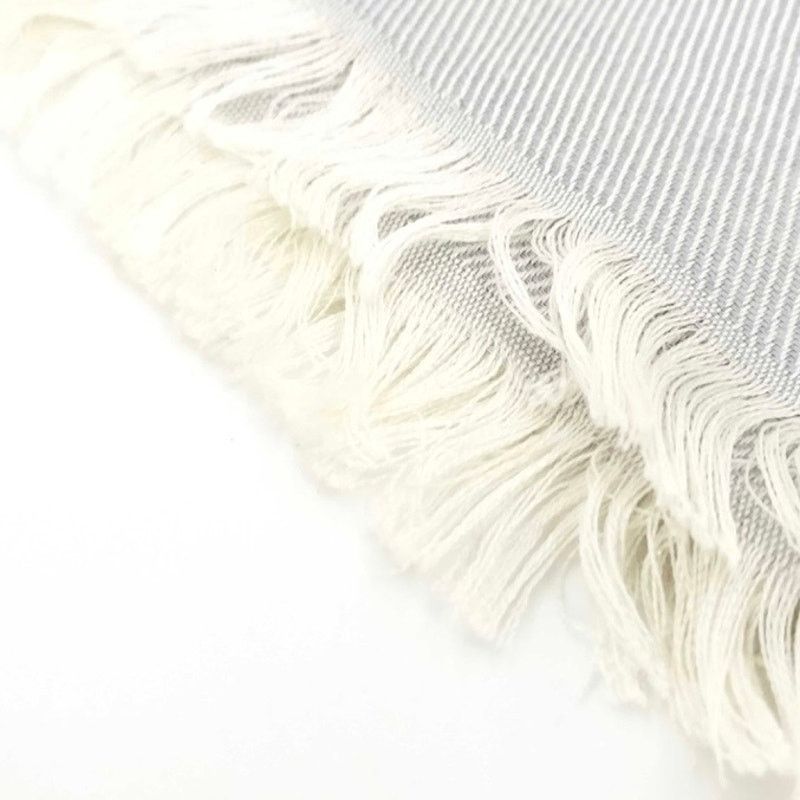 Salvatore Ferragamo Salvatore Ferragamo Gancini Large Stole Scarf – Gray/Ivory Size ONE SIZE - 5 Thumbnail