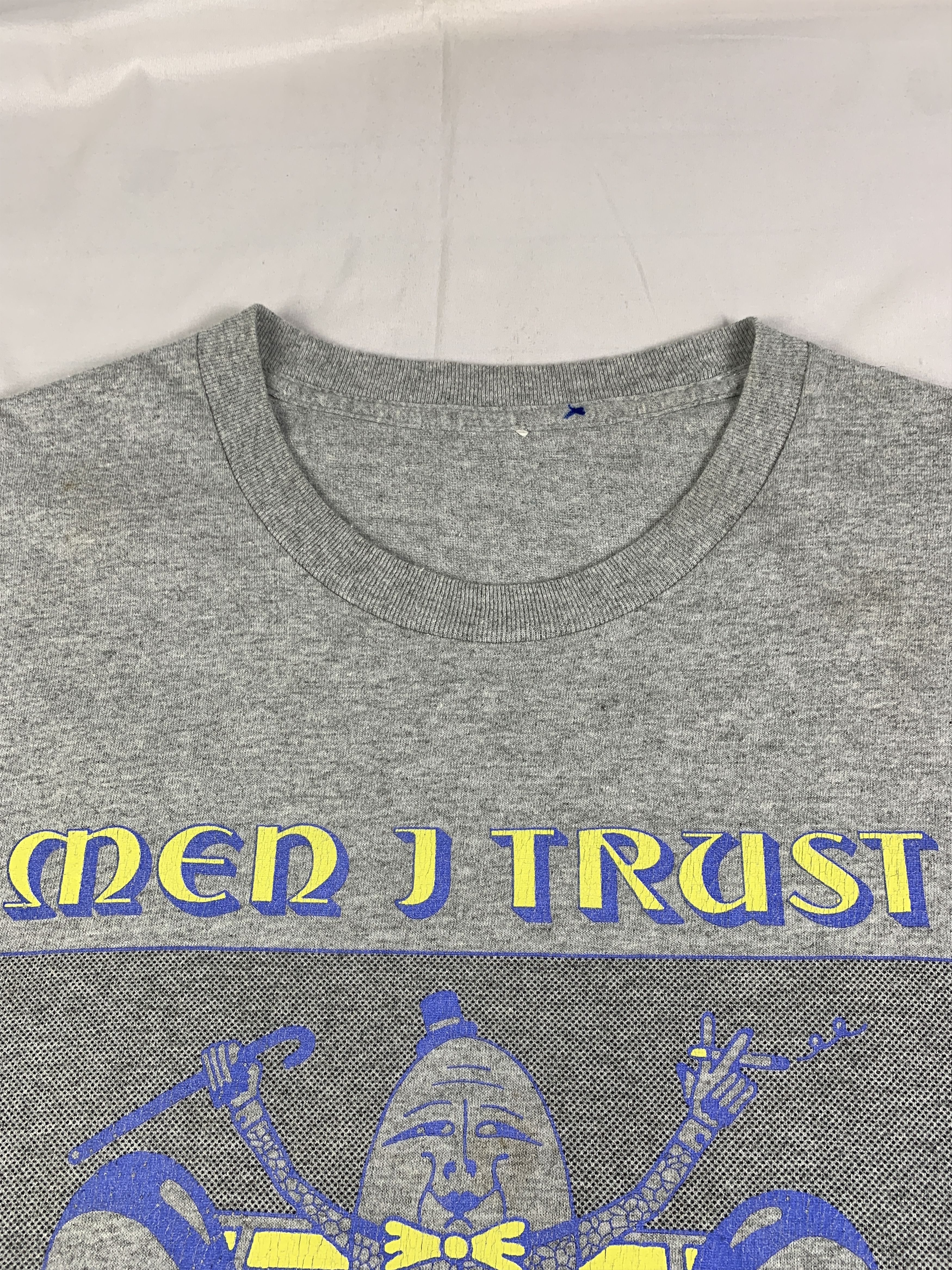 Band Tees Men I Trust Gray "Egg Fellow" Band Tee (L) Size US L / EU 52-54 / 3 - 4 Thumbnail