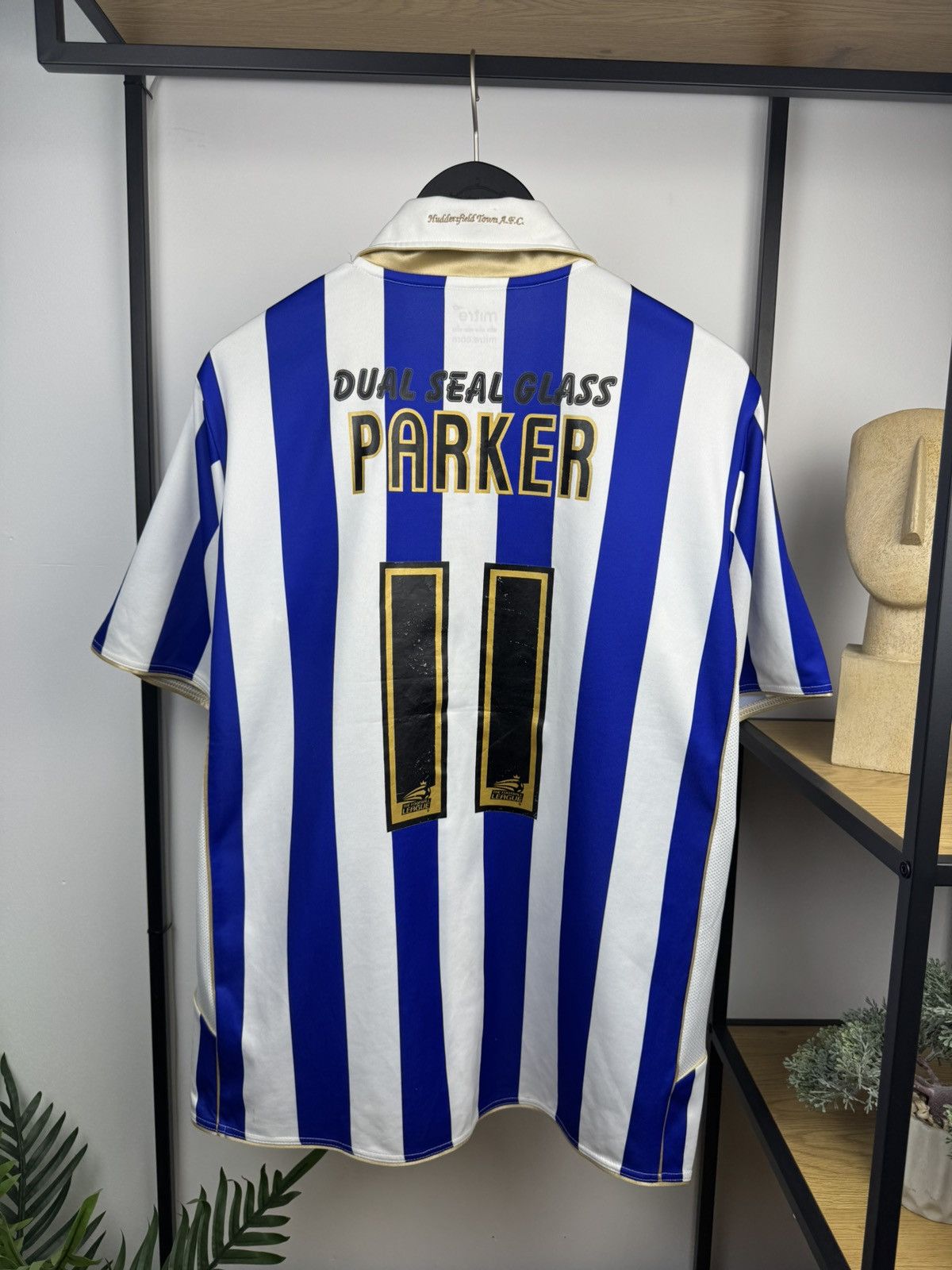 Vintage 2008-09 Huddersfield Centenary Home Shirt Parker #23 Size US L / EU 52-54 / 3 - 8 Thumbnail