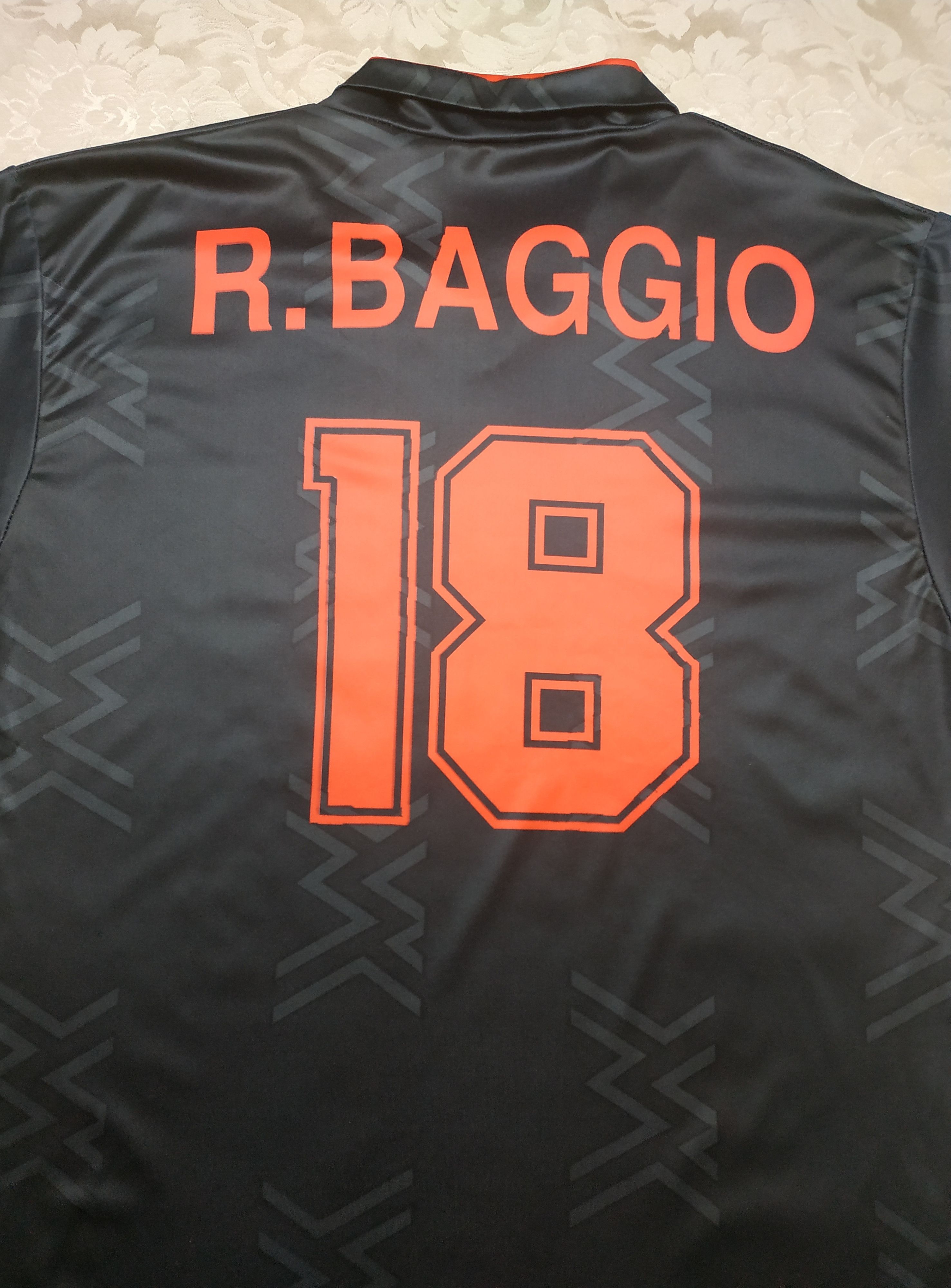 Sportswear Roberto Baggio #18 AC Milan 1996-1997 jersey