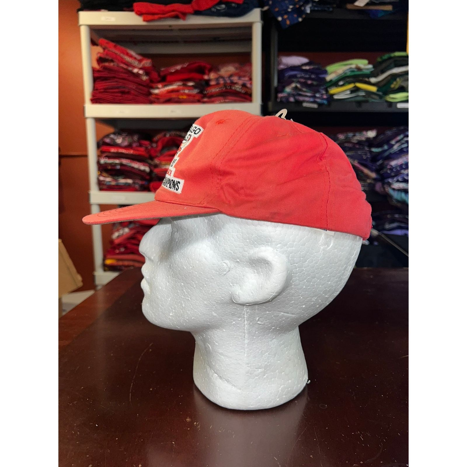 Vintage Vintage Chicago Bulls Hat Snapback NBA World Champs 91-92 OS Size ONE SIZE - 4 Thumbnail