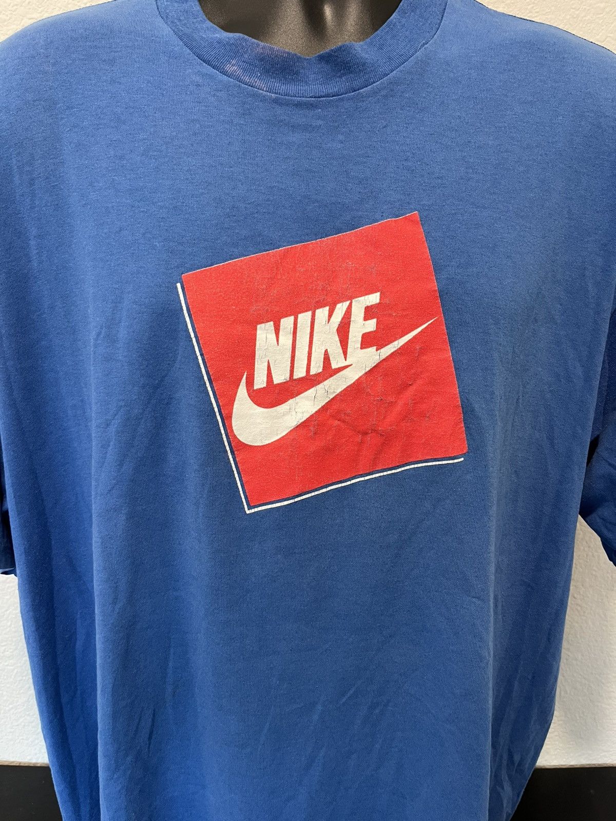 Nike × Vintage 90s Nike logo shirt Size US XXL / EU 58 / 5 - 3 Thumbnail