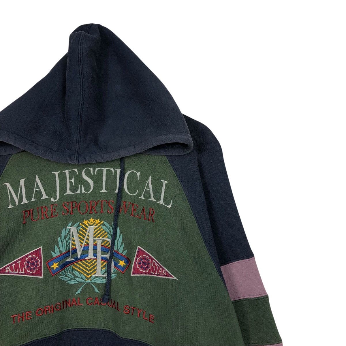 Japanese Brand × Vintage 📌Vintage Sweatshirt Majestical Big Logo Over Print Size US L / EU 52-54 / 3 - 7 Thumbnail