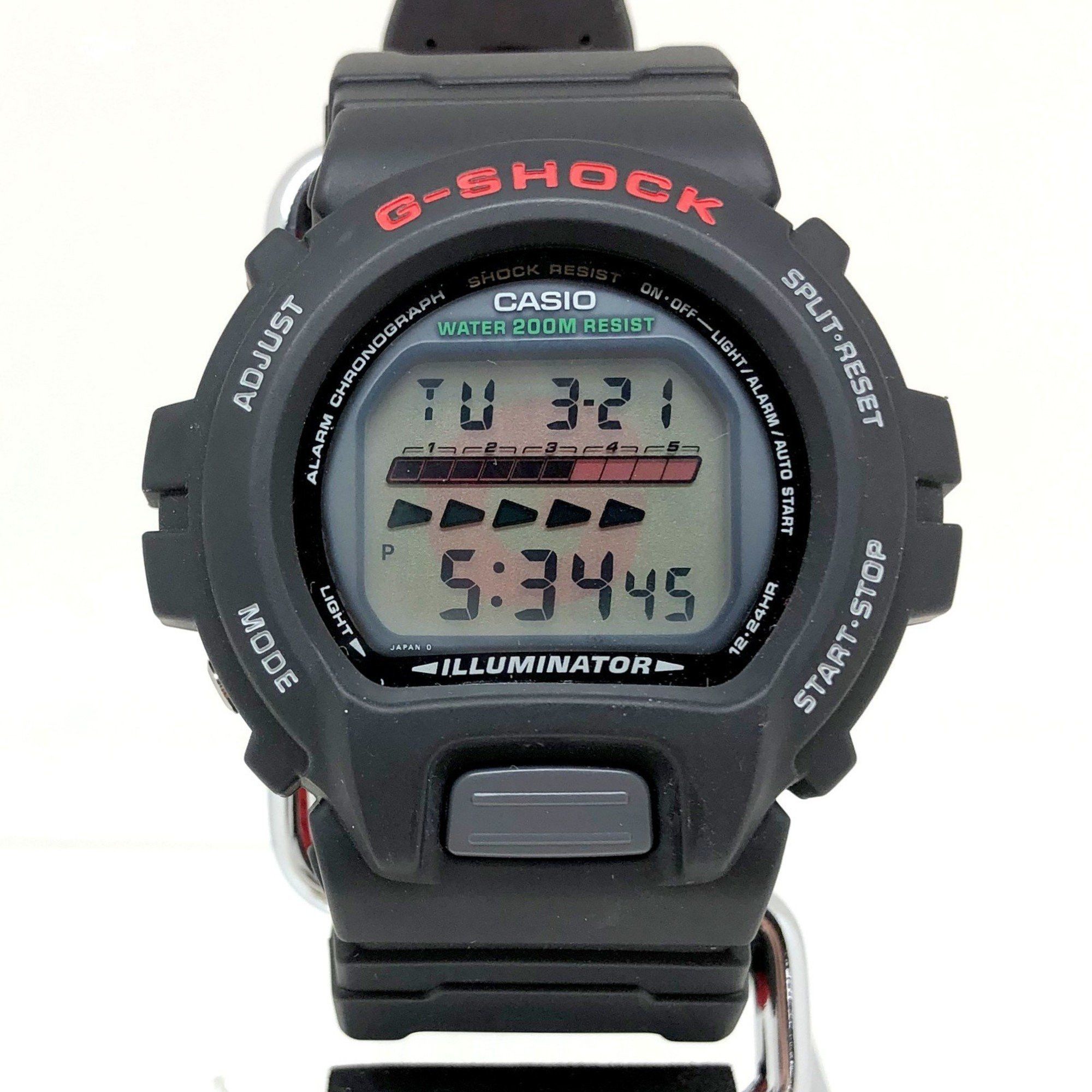 image of Casio G-Shock Watch Dw-6600S-1V Black Red Canned Digital Quartz It1Voxrmxztw, Women's