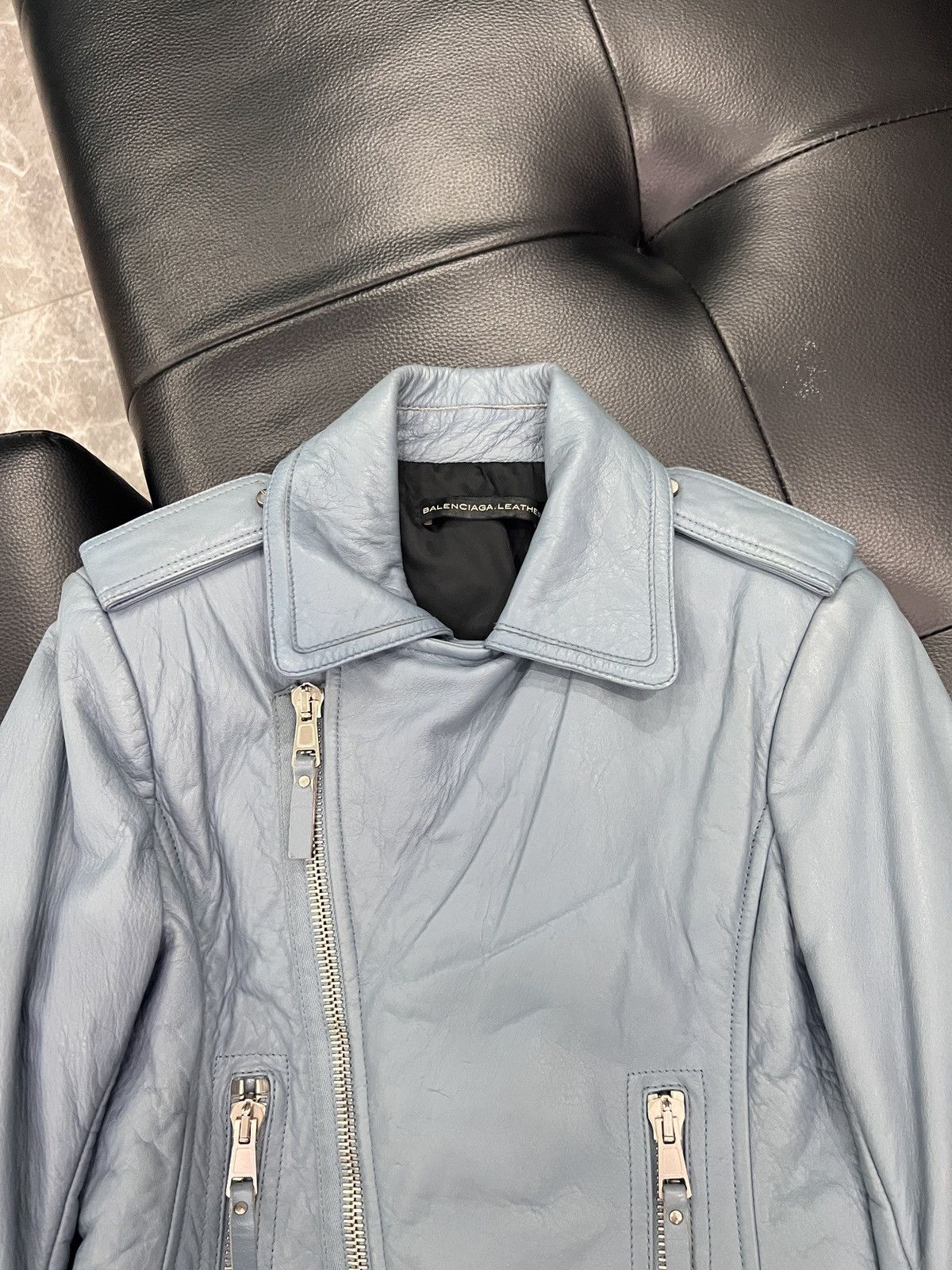 Balenciaga Balenciaga 2012 Slim Biker Jacket Size US XS / EU 42 / 0 - 9 Thumbnail