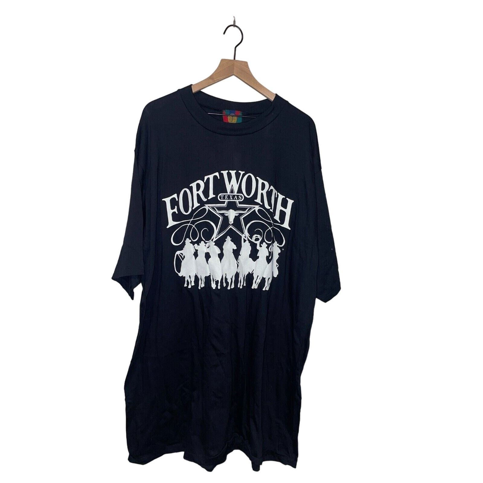 Vintage Vintage Fort Worth Sleeper Shirt Tee Horse Cowboys OS 90s Size US XXL / EU 58 / 5 - 1 Thumbnail