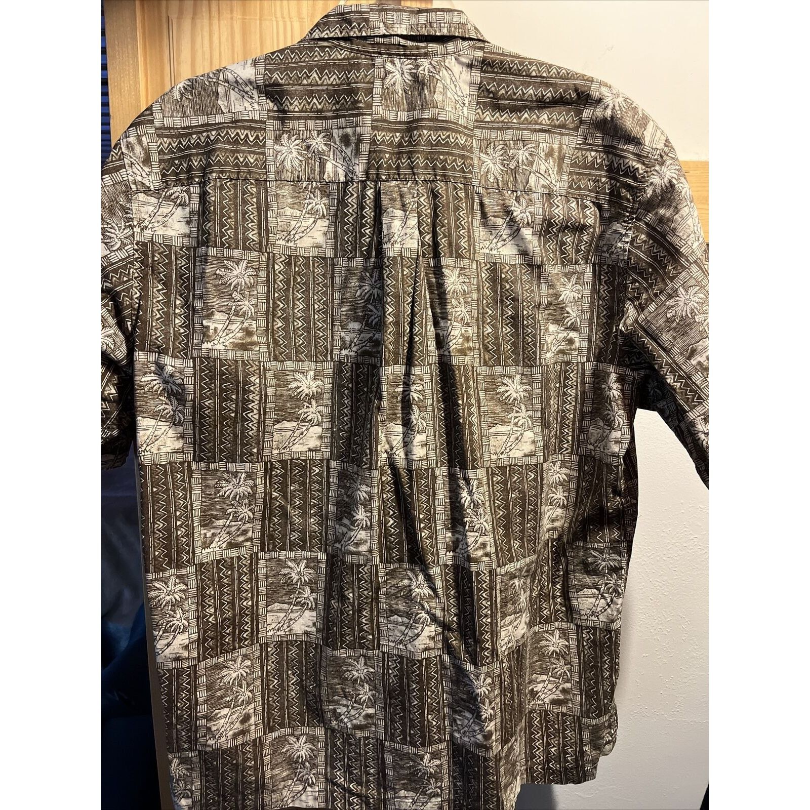 Other Cooke Street Honolulu Men L Brown Floral Button Cotton Shirt Size US L / EU 52-54 / 3 - 8 Thumbnail