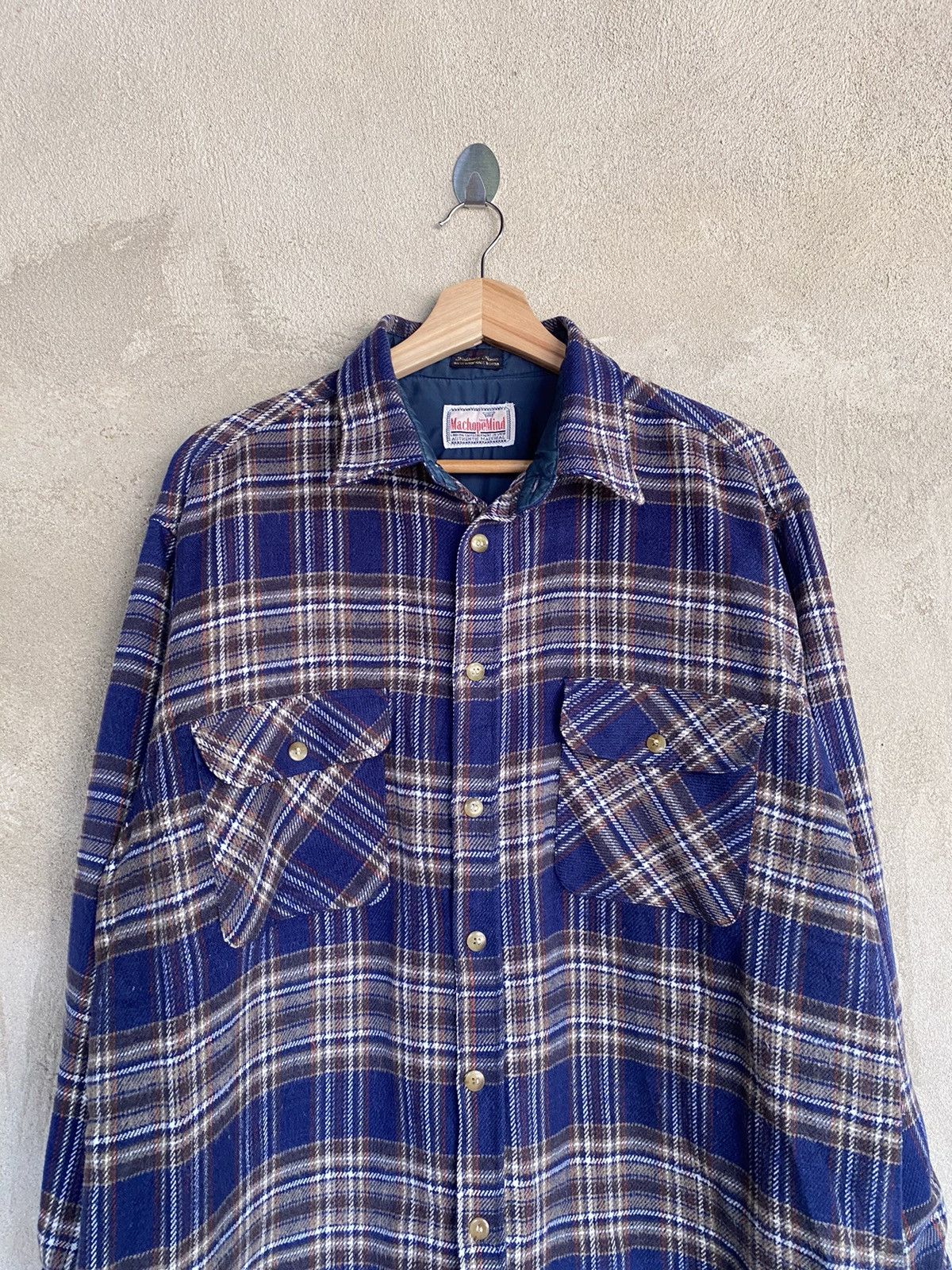 Japanese Brand Japanese Brand Mechopemind Plaid Tartan Flannel Shirt Size US XL / EU 56 / 4 - 3 Thumbnail