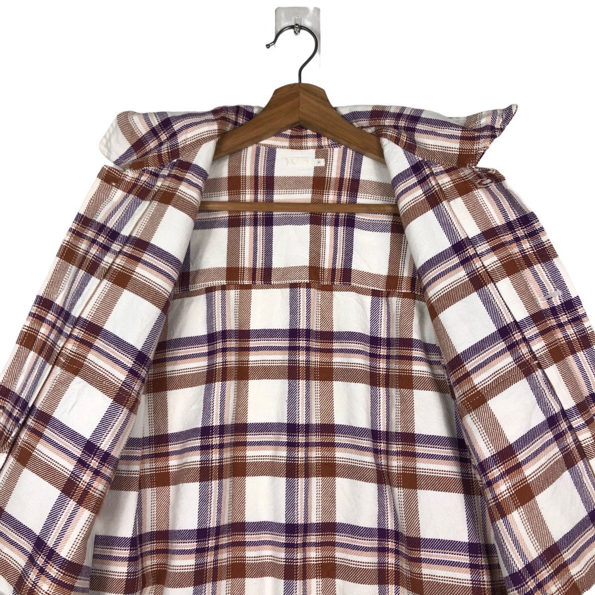 Issey Miyake Vintage Flannel Shirt Jacket GU Japan Tartan Design Checked Size US M / EU 48-50 / 2 - 15 Thumbnail