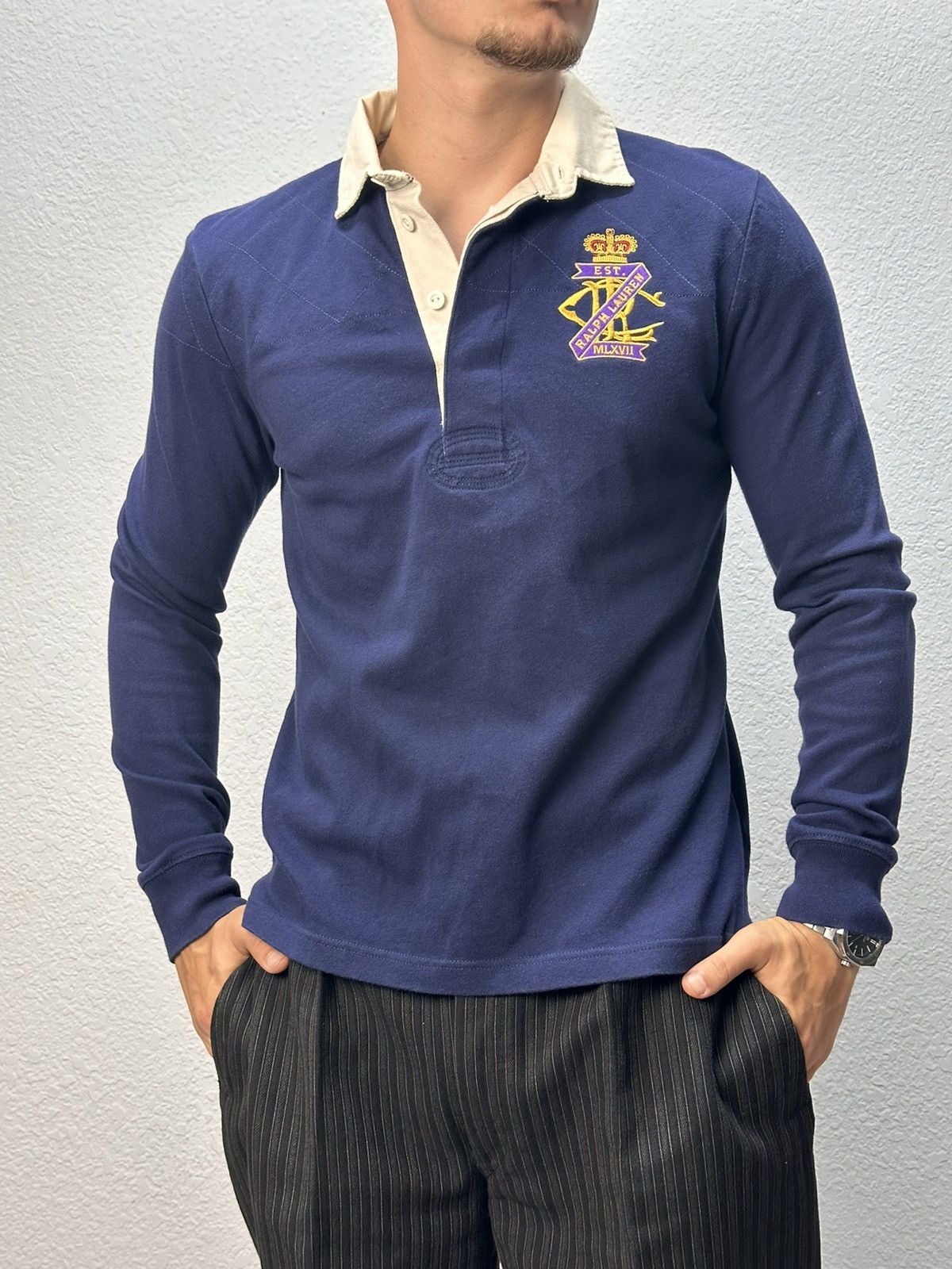 Polo Ralph Lauren Vintage Polo Ralph Lauren Regby Y2K streetwear Double Jacket Size US M / EU 48-50 / 2 - 1 Thumbnail