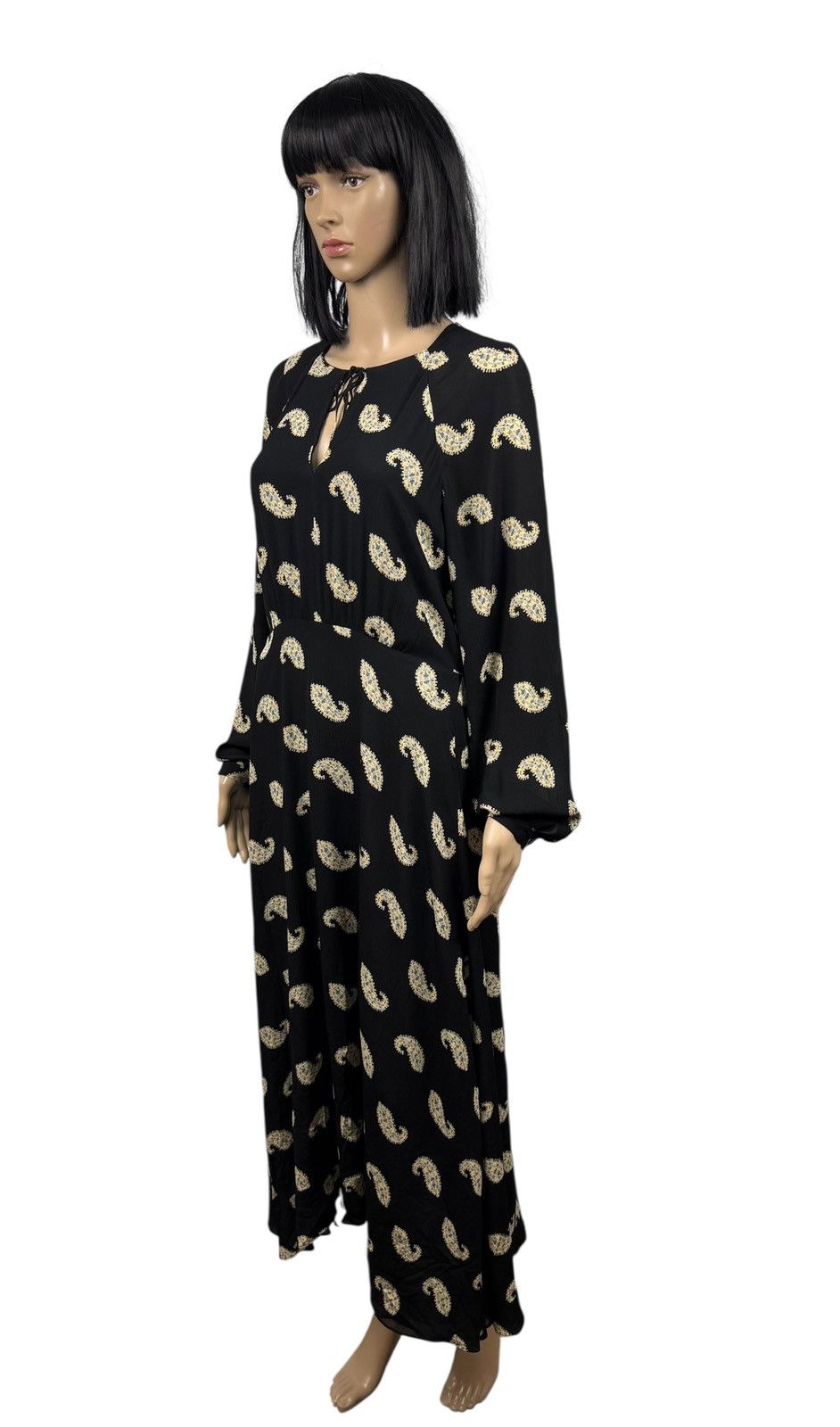 Massimo Dutti Massimo Dutti Maxi Dress Paisley Print Viscose size US6 38 Size M / US 6-8 / IT 42-44 - 4 Thumbnail