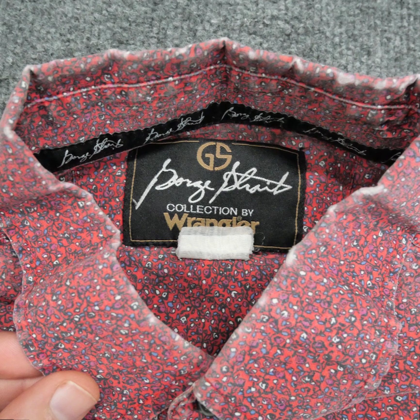 Wrangler VINTAGE Wrangler Shirt Mens 2XL Red Button Up Floral George Strait 90s Country Western Mens Shirt Size US XXL / EU 58 / 5 - 6 Thumbnail