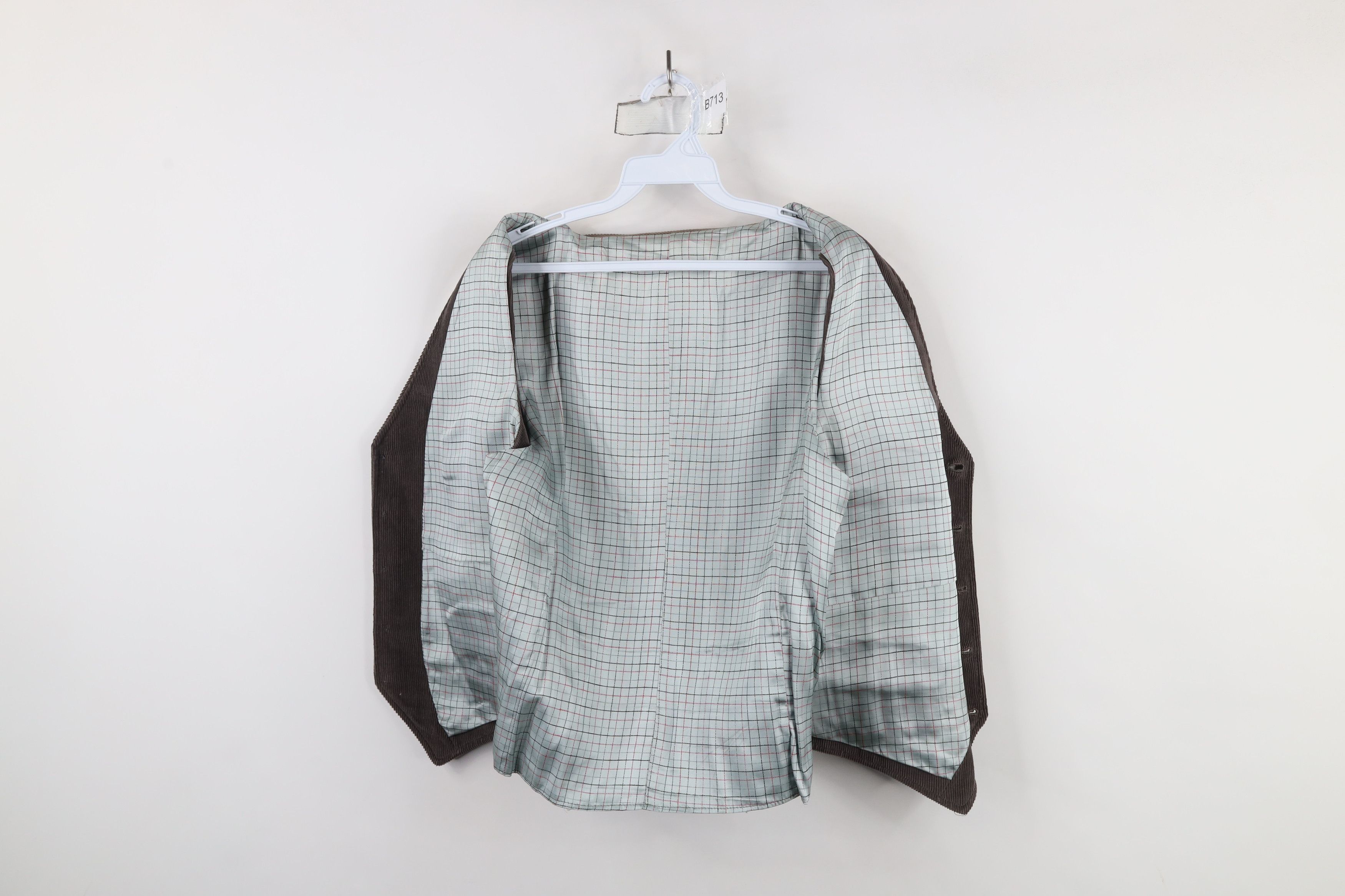 Vintage Vintage 70s Streetwear Buckle Back Corduroy Vest Jacket Size US M / EU 48-50 / 2 - 10 Thumbnail