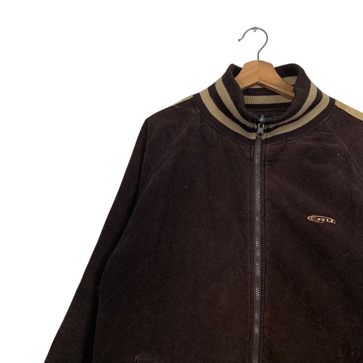 Vintage 90's CRU Design Corduroy Reversible Bomber Jacket #2861-C129 Size US XL / EU 56 / 4 - 3 Thumbnail