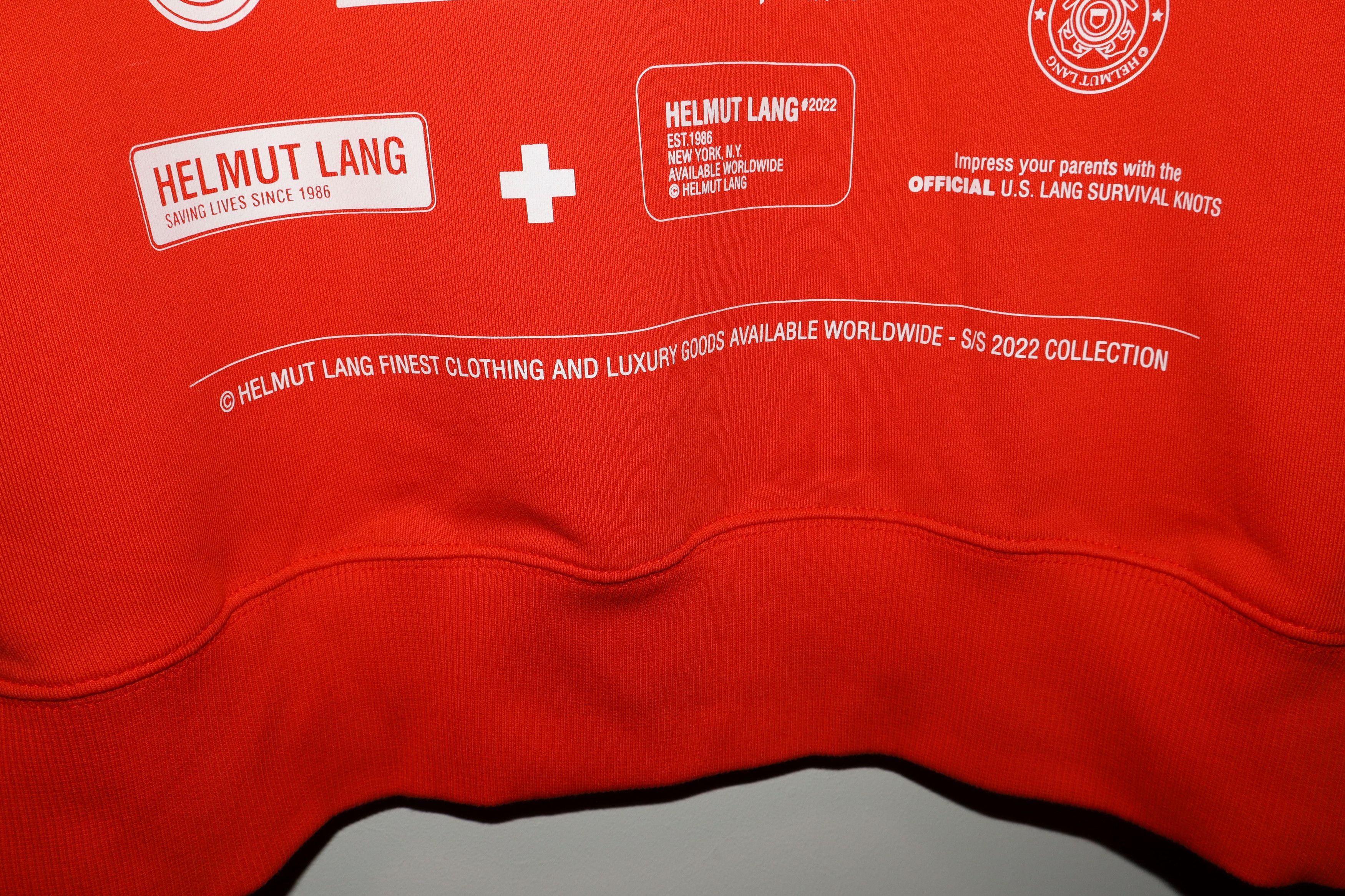 Helmut Lang SUMMER OF LANG SWEATSHIRT Size US S / EU 44-46 / 1 - 8 Thumbnail