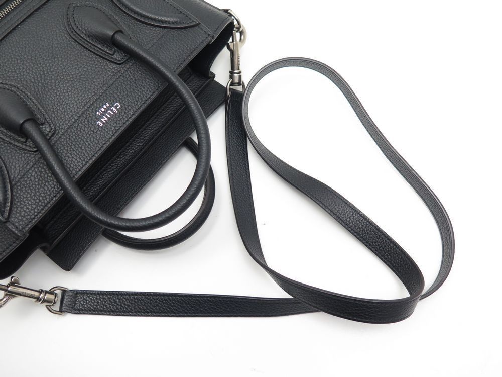 Celine o1w1db10326 189243DRU Size :OS/ Nano Crossbody Bag in Black Size ONE SIZE - 7 Thumbnail