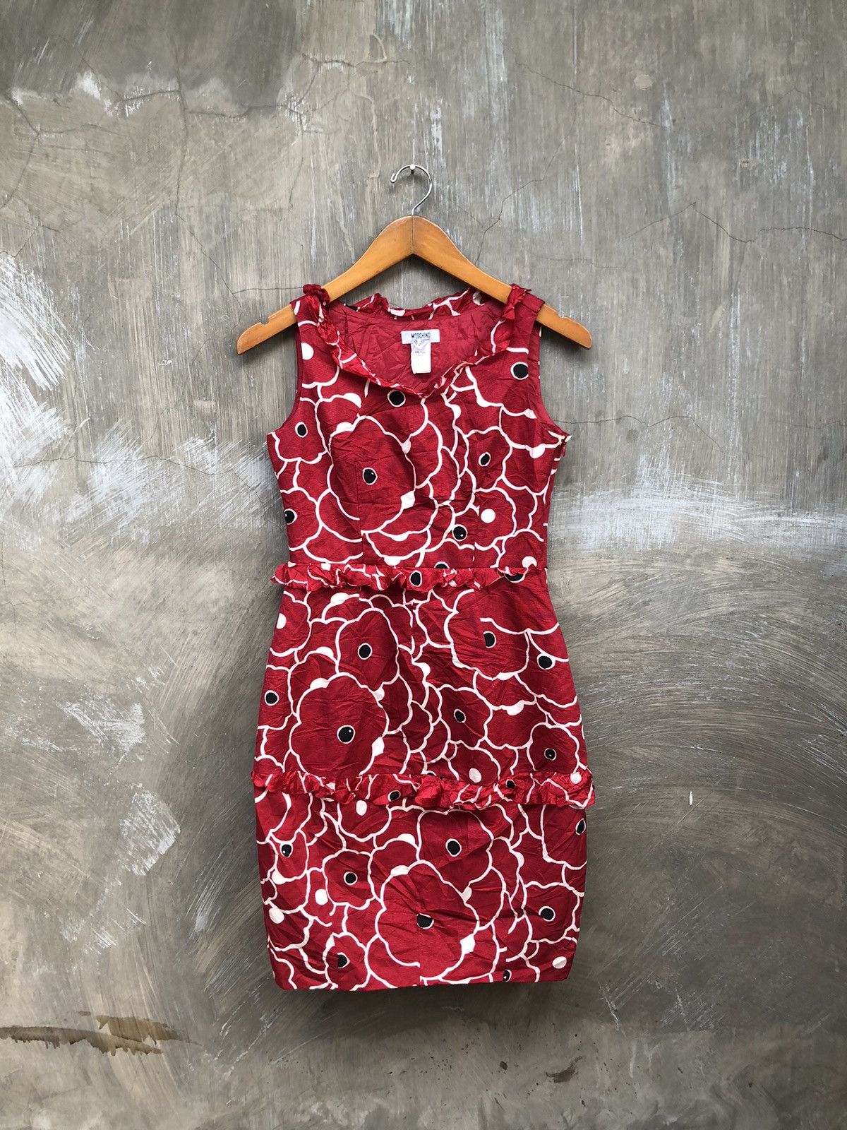 Moschino Moschino Cheap And Chic Flower Midi Dress Size S / US 4 / IT 40 - 1 Thumbnail