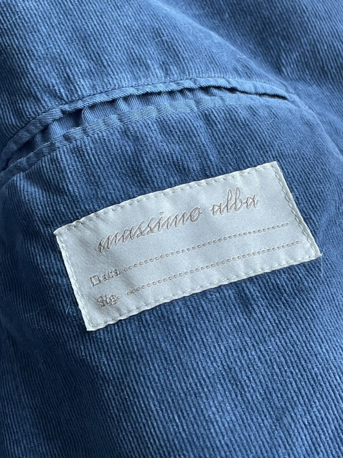 Massimo Alba Massimo Alba CATCH2 baby courdouy jacket in blue Size US L / EU 52-54 / 3 - 11 Thumbnail