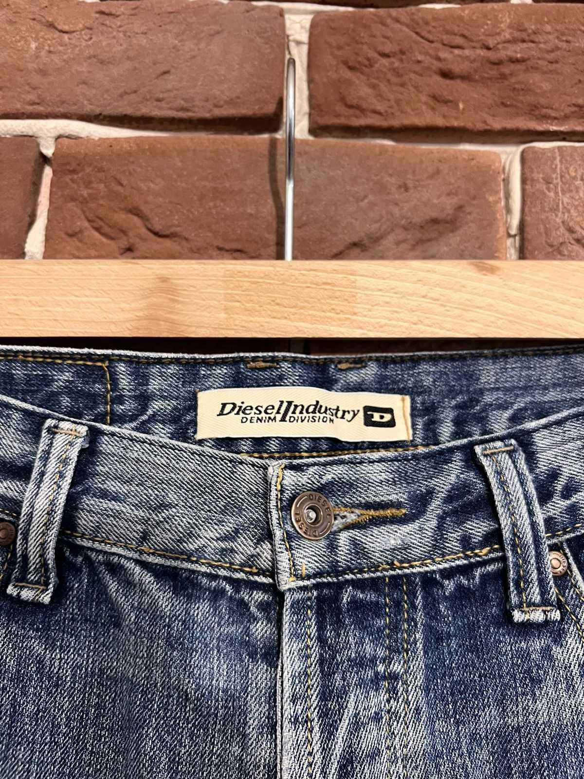 Diesel Vintage Y2k Rare Diesel Jeans Denim Pant Punk Rock Hype Size US 34 / EU 50 - 5 Thumbnail