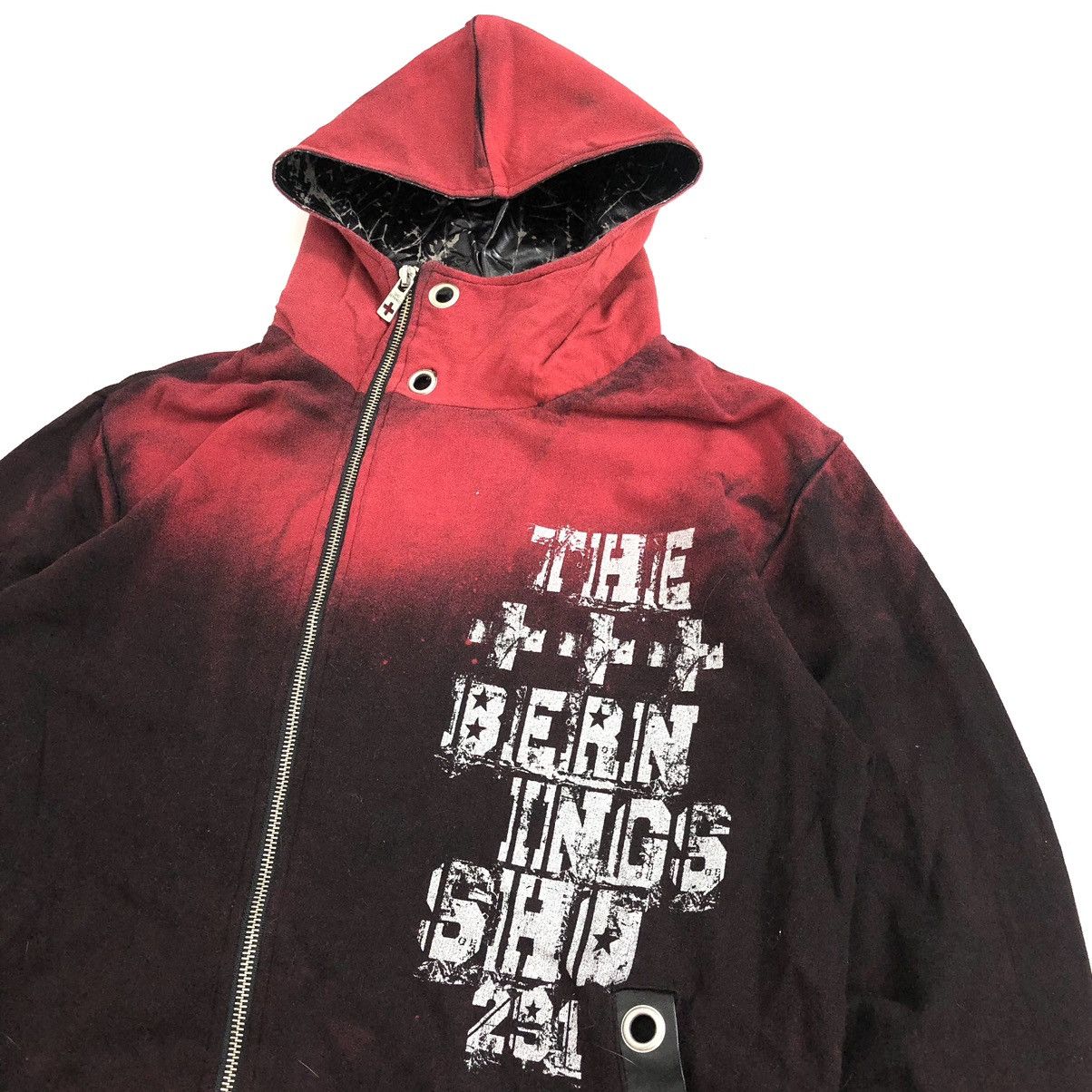 If Six Was Nine Berning Sho Skulls Poem Zip Hoodie LGB Style Size US L / EU 52-54 / 3 - 3 Thumbnail