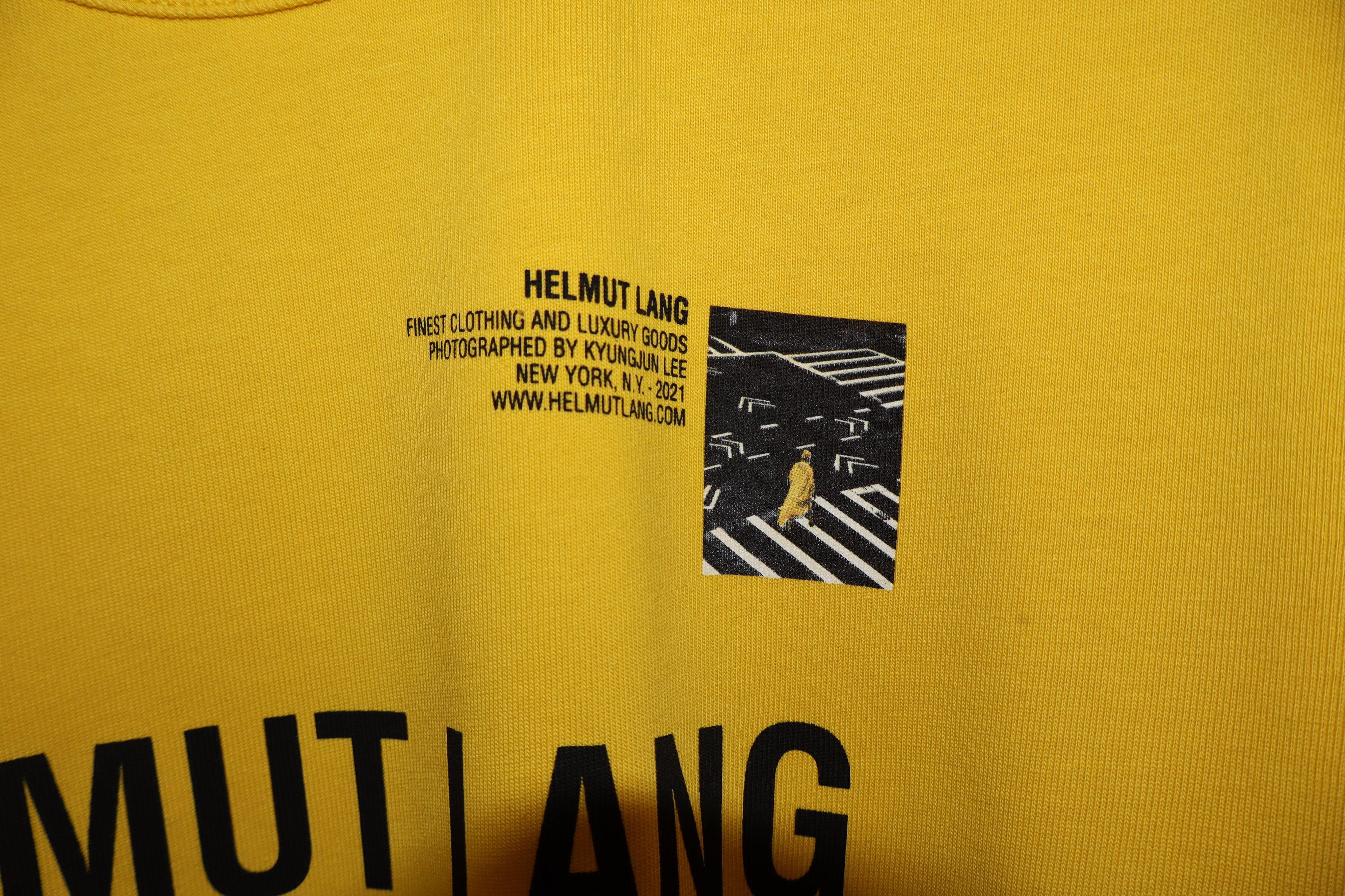 Helmut Lang NYC logo tshirt Size US L / EU 52-54 / 3 - 5 Thumbnail