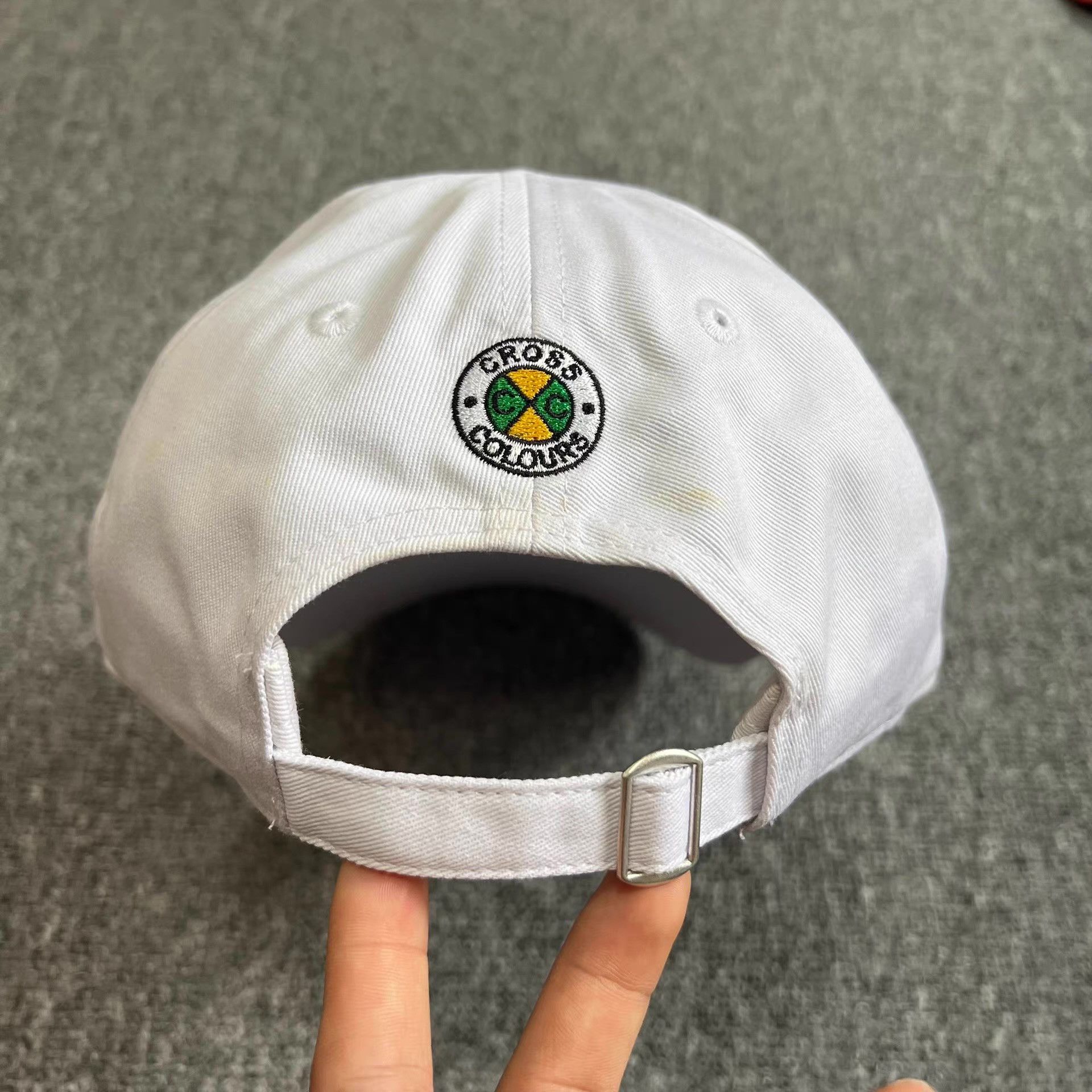 Cross Colours Cross Colours Embroidered Curved Brim Baseball Cap Q7 Size ONE SIZE - 6 Thumbnail