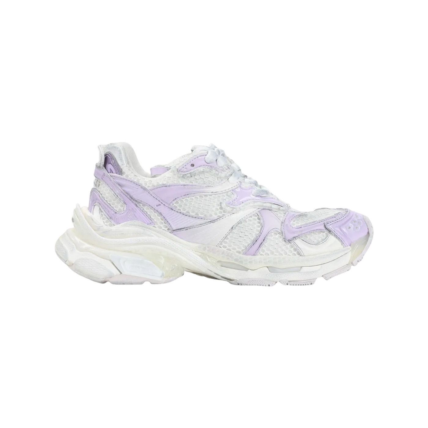 BALENCIAGA Runner 2 Gray/Pink Sneakers New And Authentic (Wo