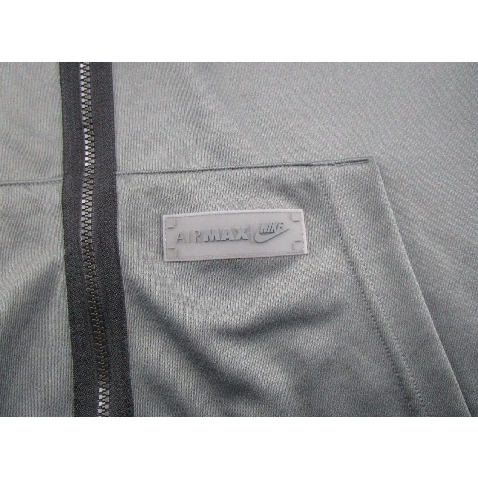 Nike Nike Air Max Hoodie Sweatshirt Men Full Zip Gray L DC2556-068 Stretch Size US L / EU 52-54 / 3 - 3 Thumbnail