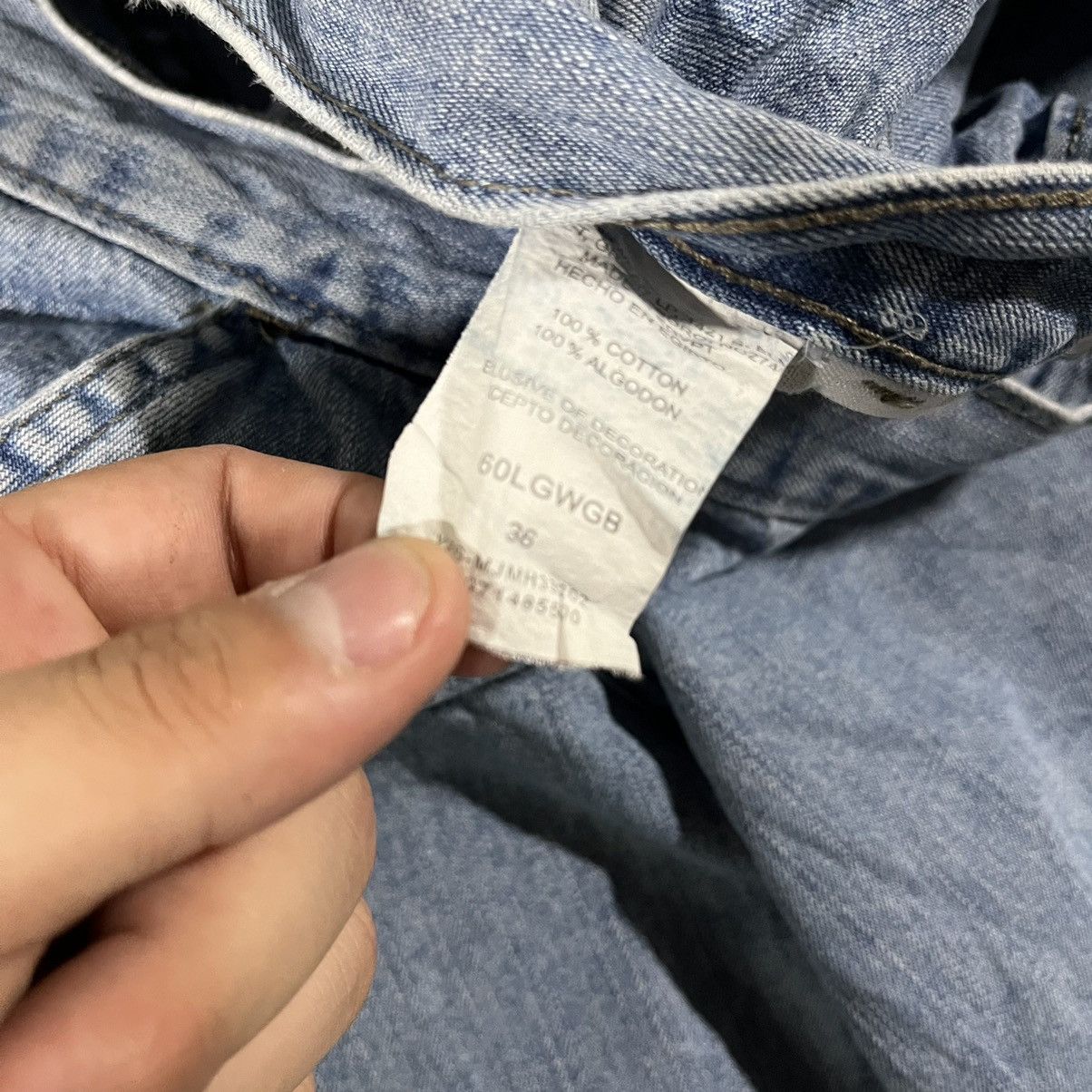 Carhartt × Vintage × Wrangler Crazy Carhartt Style Wrangler Cargo Jorts Skater Shorts Size US 36 / EU 52 - 9 Thumbnail