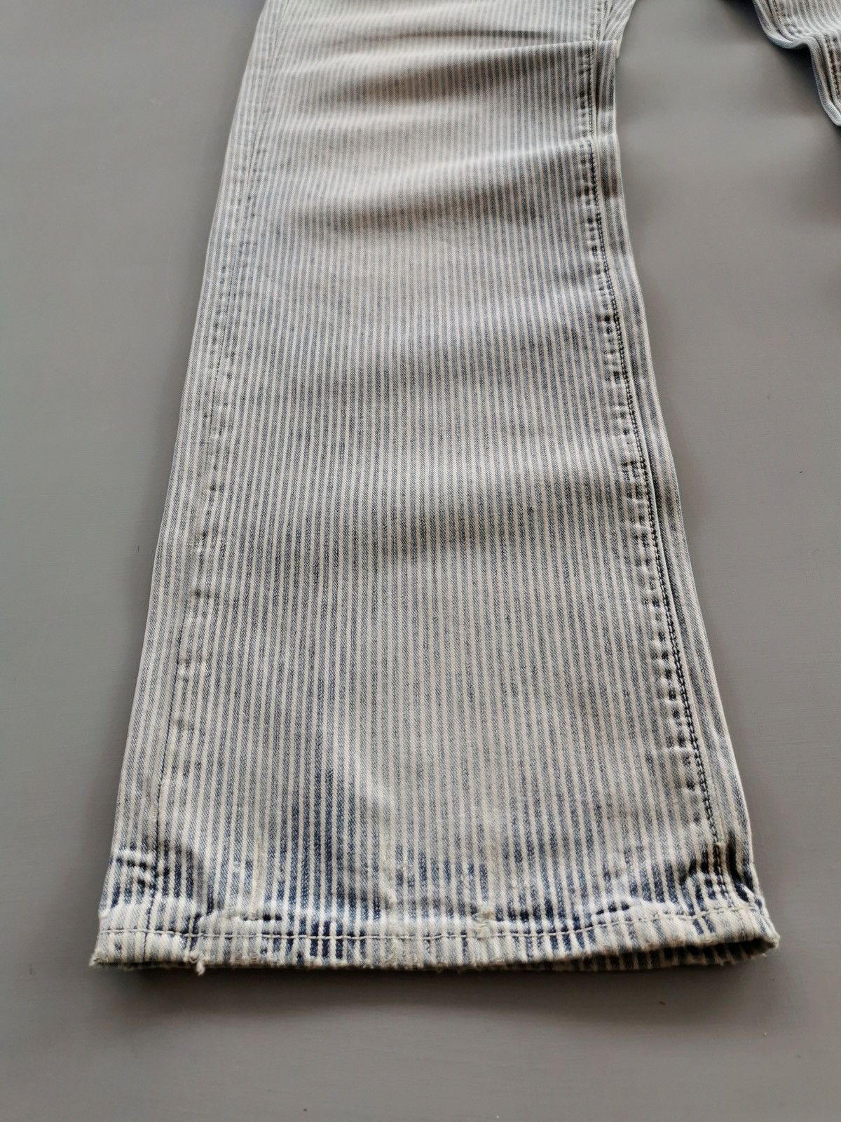 Gap Vintage Gap Stripe Distressed Denim Jeans Size US 34 / EU 50 - 5 Thumbnail