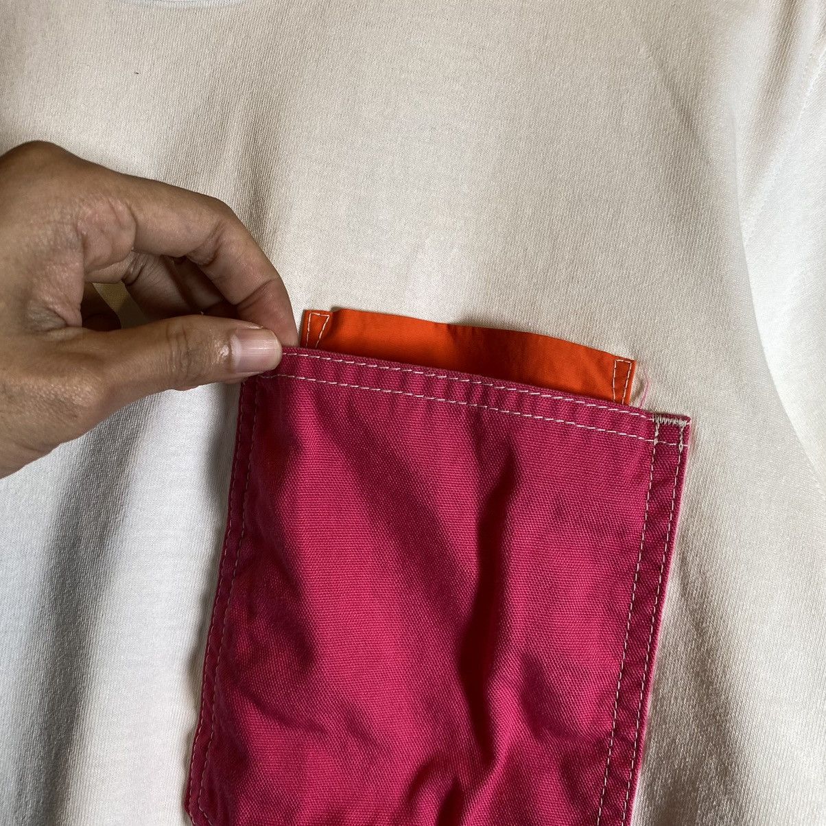Comme des Garcons Homme Comme des Garcons Homme AD2015 Double Pocket Tee Size US S / EU 44-46 / 1 - 7 Thumbnail