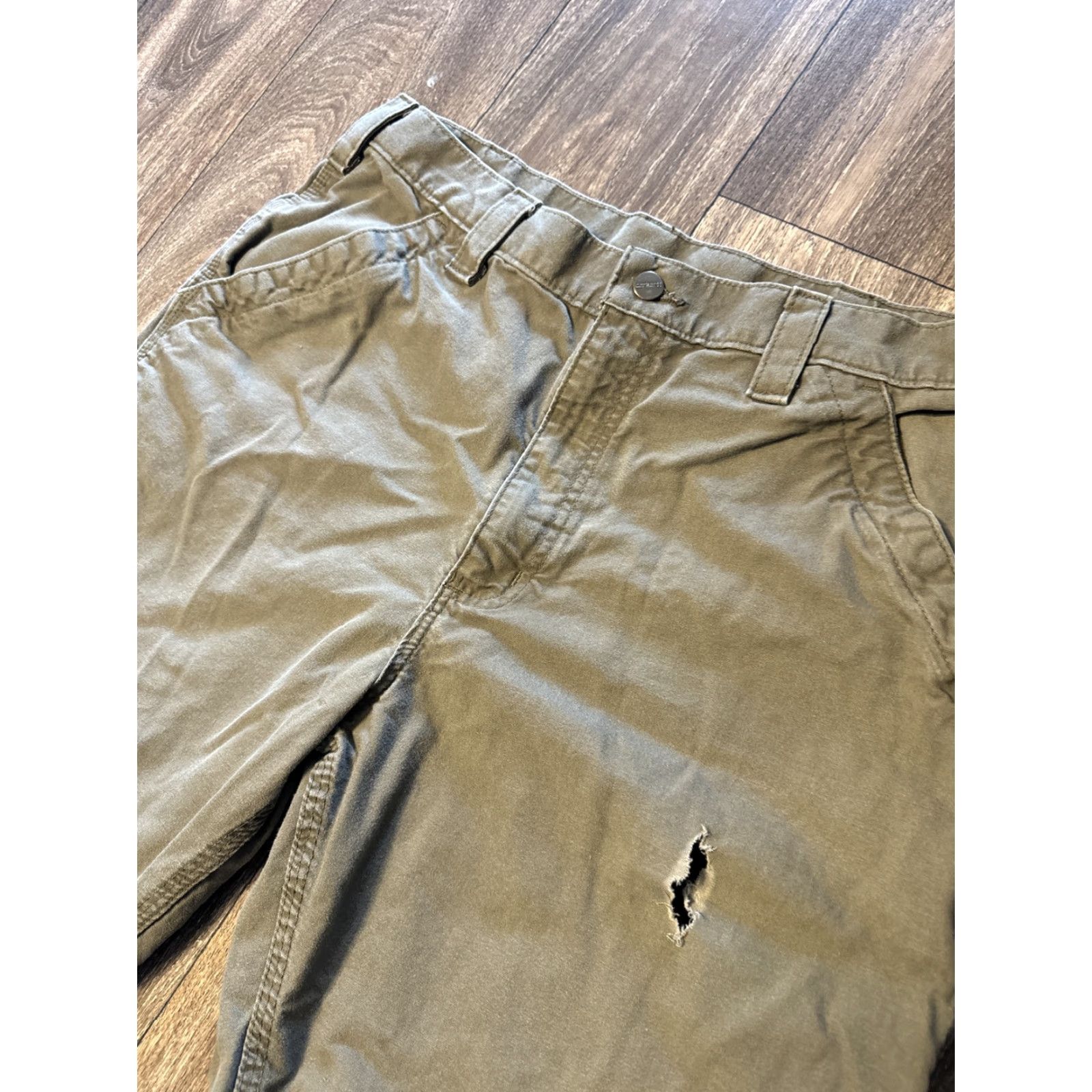 Carhartt VINTAGE Carhartt Workwear Carpenter Pants 36x32 Gray Men 90s Grunge USA Keywords Pockets Size US 36 / EU 52 - 6 Thumbnail
