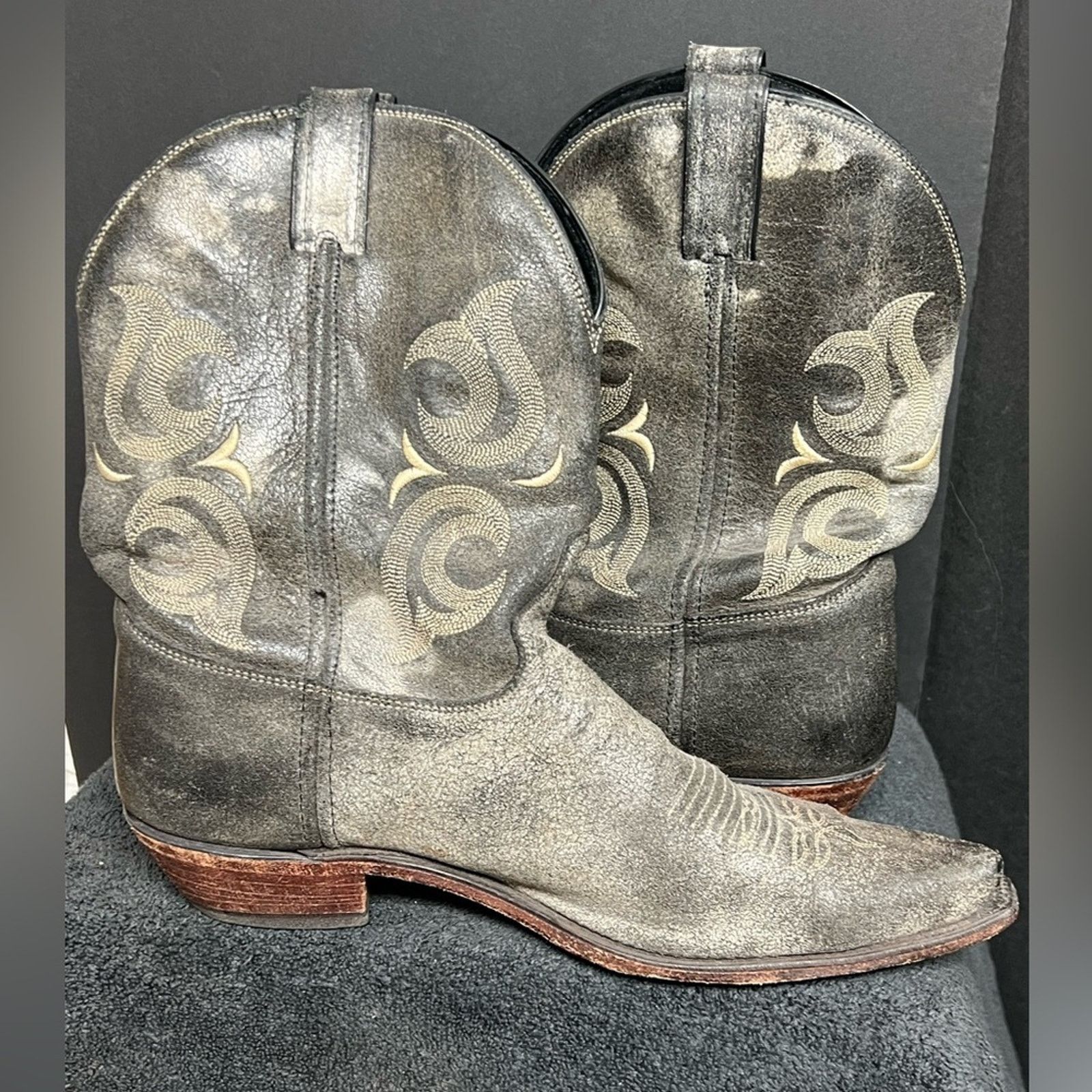 Justin Boots Justin BR105 Men's Bent Rail Cowboy Boots Foot 13 EE WIDE Size US 13 / EU 46 - 5 Thumbnail