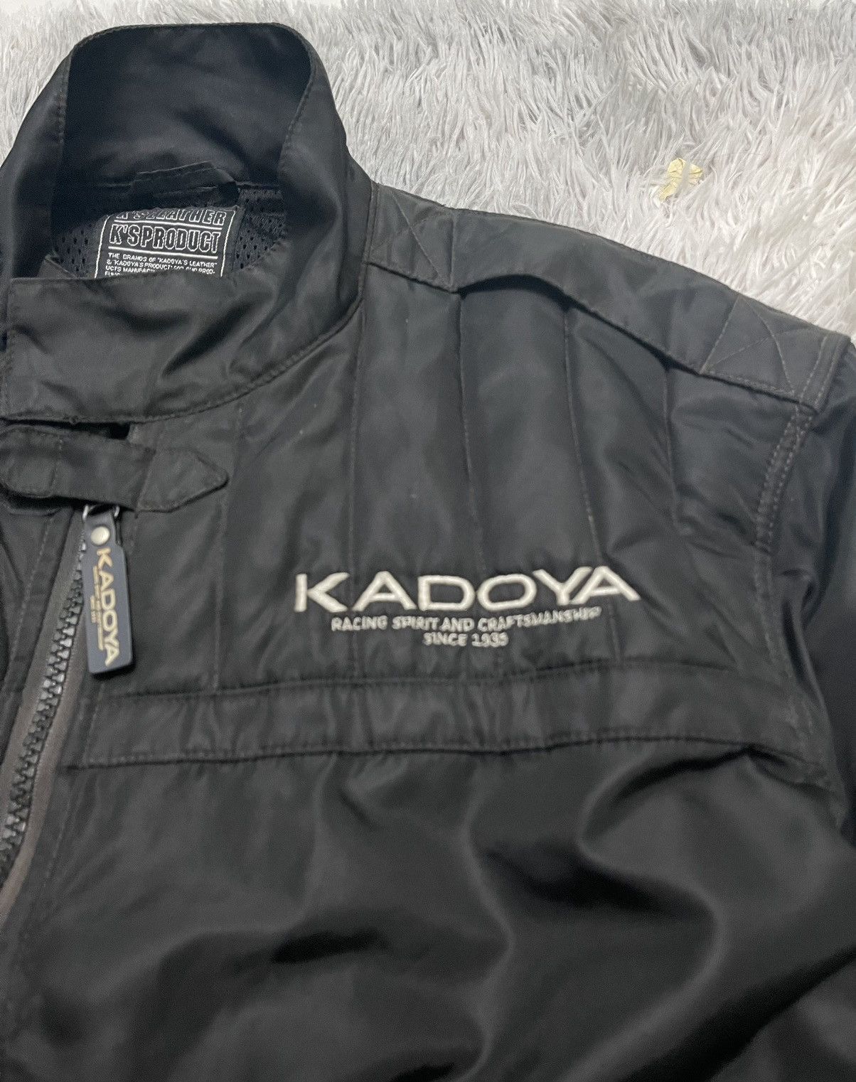 Kadoya 2000s K’S LEATHER BY KADOYA BIKER JACKET RARE Size US L / EU 52-54 / 3 - 8 Thumbnail