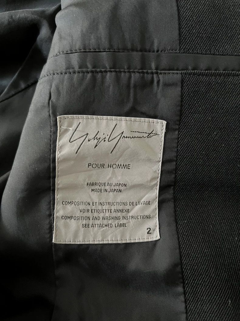 Yohji Yamamoto Yohji Yamamoto size 2 05aw zipper studded leather collar bl Size 36R - 7 Thumbnail
