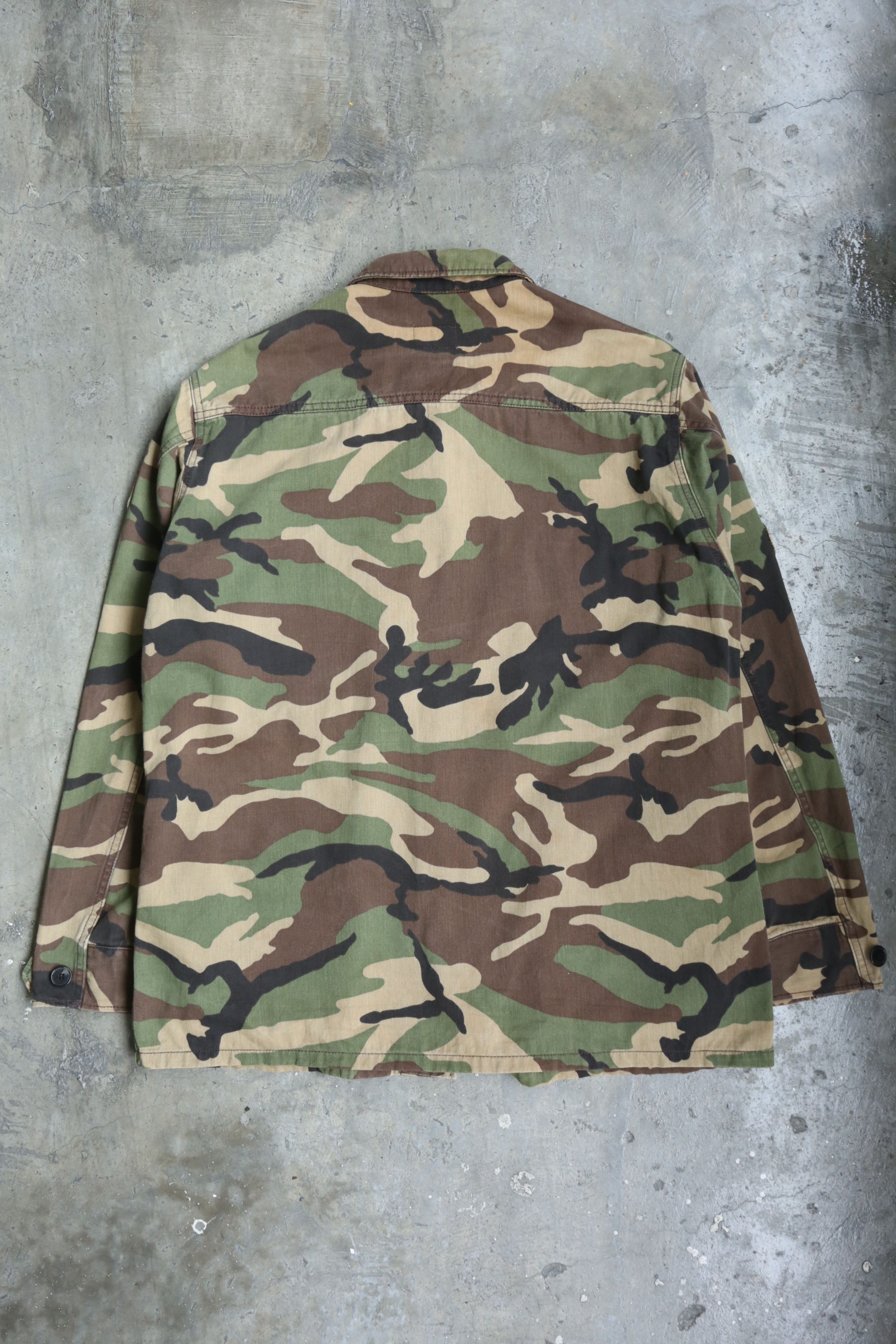 Saint Laurent Paris Saint Laurent Paris - HS - S/S 16 - Camo Military Jacket Size US L / EU 52-54 / 3 - 2 Thumbnail