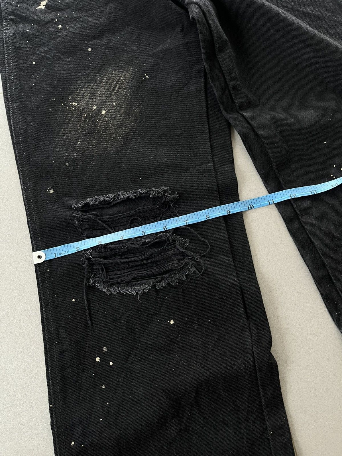Ader Error SS2022 Ader Error Distressed Faded Paint Spots Denim Pants Size US 32 / EU 48 - 17 Thumbnail