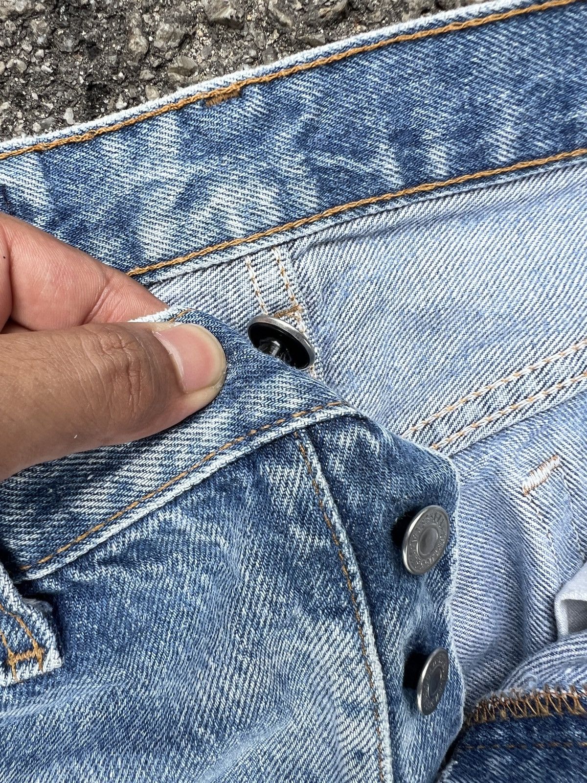 Levi's 11. Vintage 501 Levis Blue Basic Wash Size 30" / US 8 / IT 44 - 7 Thumbnail