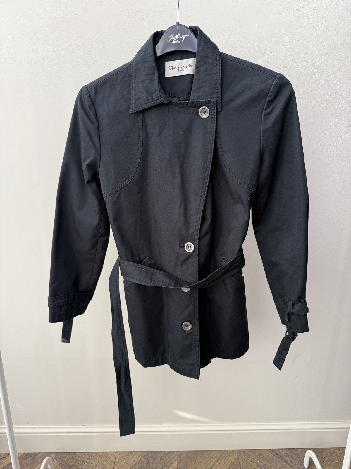 Dior Christian Dior Paris Vintage Trench Coat Belted Size M / US 6-8 / IT 42-44 - 1 Thumbnail