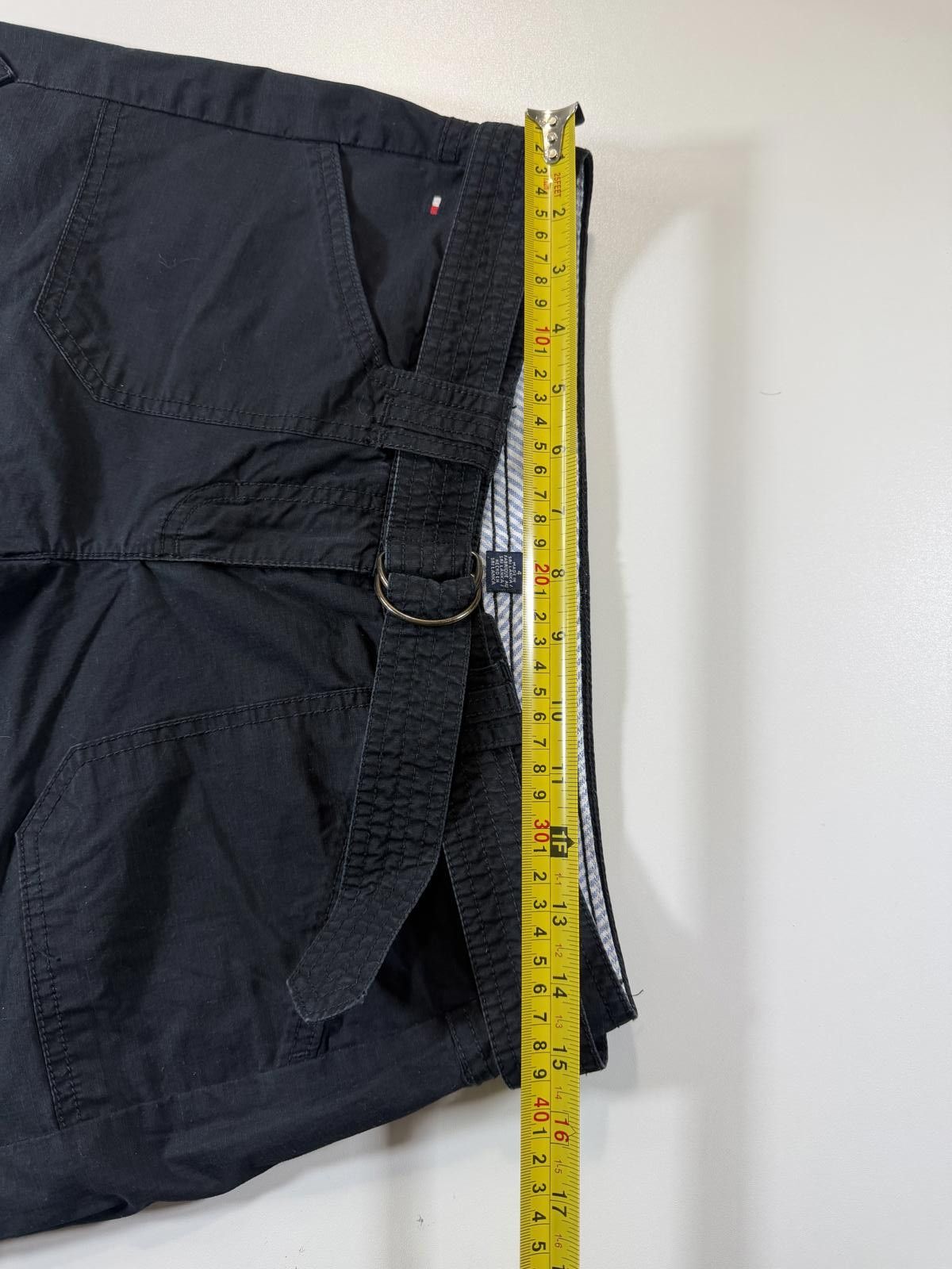 Tommy Hilfiger Tommy Hilfiger Black Casual Shorts with Belt 4 Size 27" / US 4 / IT 40 - 7 Thumbnail