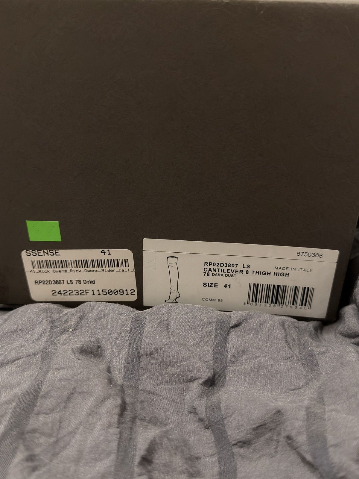 Rick Owens Rick Owens over the knee heels Size US 11 / IT 41 - 3 Thumbnail