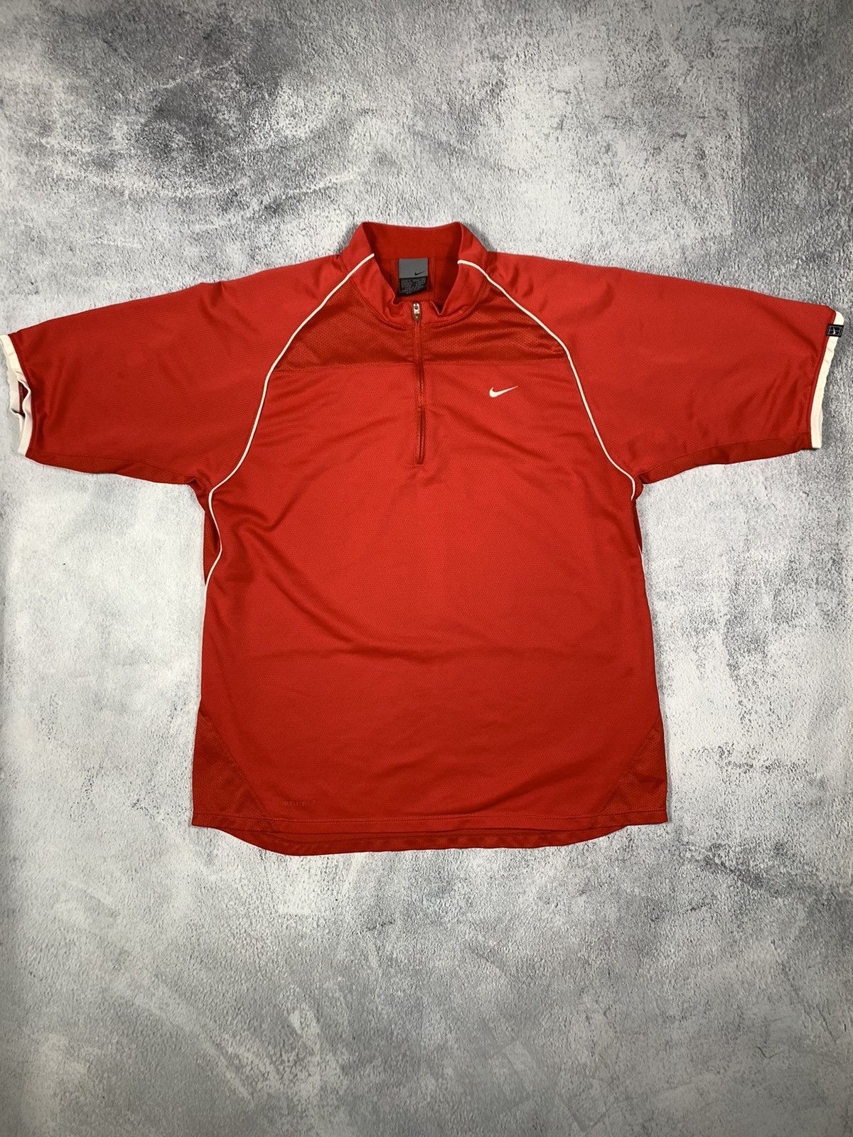 Nike × Vintage Vintage Nike 1/4 zip tee streetwear small swoosh size M Size US M / EU 48-50 / 2 - 1 Thumbnail