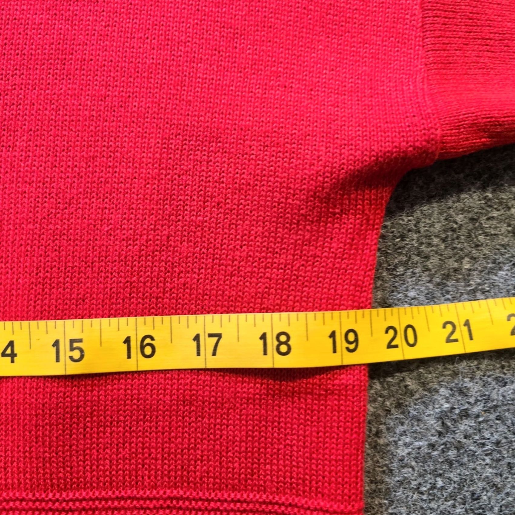 Nautica VINTAGE Keneth Too Sweater Womens Medium Red Anchor Nautical Preppy Casual Pullover Knit Boat Neck Short Sleeve Regular Knit Size M / US 6-8 / IT 42-44 - 6 Thumbnail