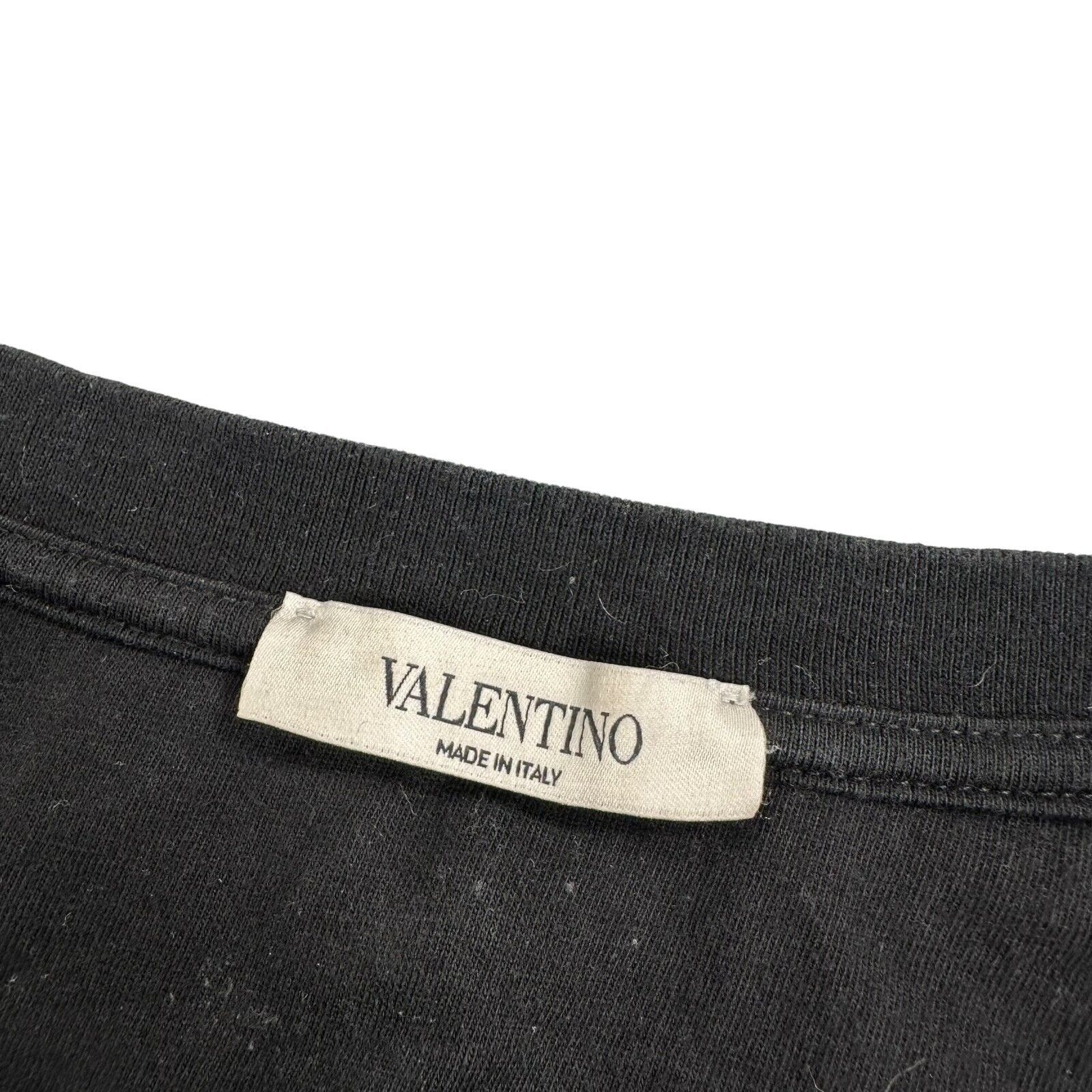 Valentino Valentino Size L T-shirt Black Skyscraper Graphic Logo Tee Size US L / EU 52-54 / 3 - 3 Thumbnail