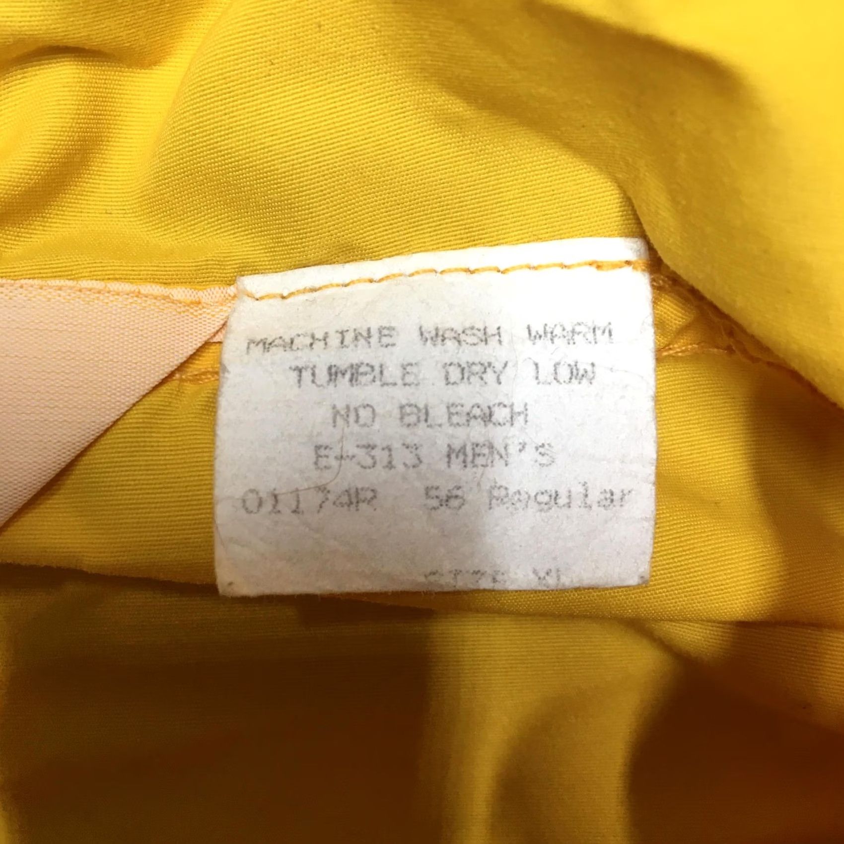 Vintage VINTAGE L.L.Bean Jacket Mens 56 Regular Yellow Nylon Hooded Anorak Pullover 80s USA Mens Size US XL / EU 56 / 4 - 7 Thumbnail