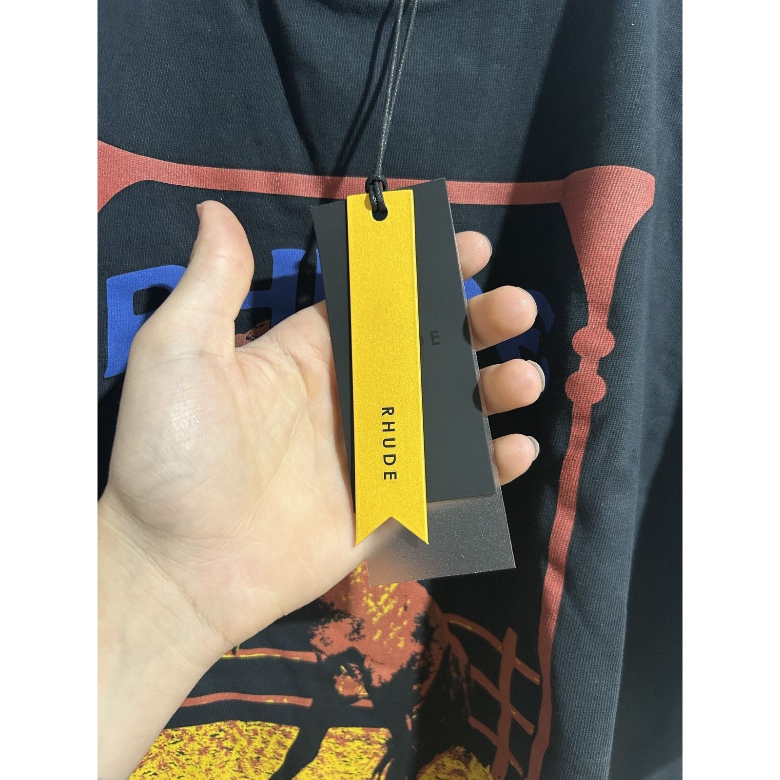 Rhude RHUDE CADRE VINTAGE BLACK TEE SIZE SMALL NEW Size US S / EU 44-46 / 1 - 6 Thumbnail
