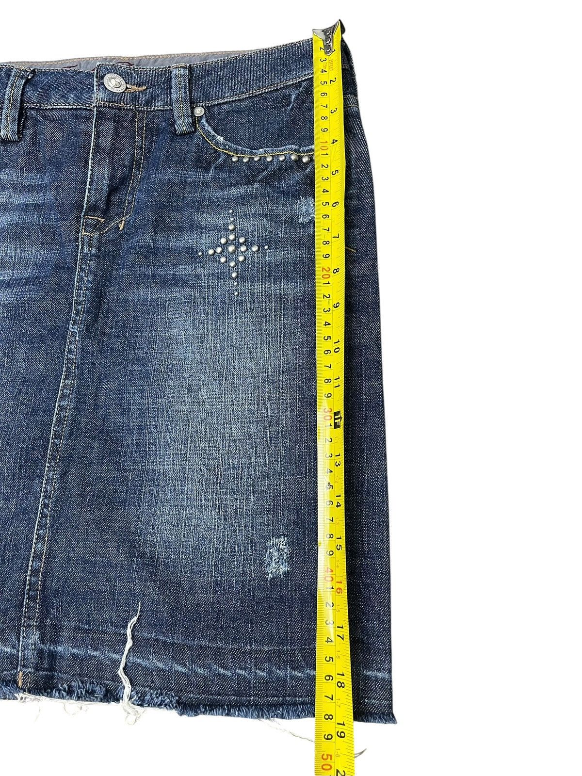Japanese Brand Vintage Flash Report Mini Skirt Streetwear Size 29" - 10 Thumbnail